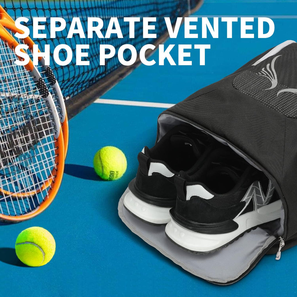 INOXTO Mochila de tenis de 40L para hombres y mujeres, bolsa grande...