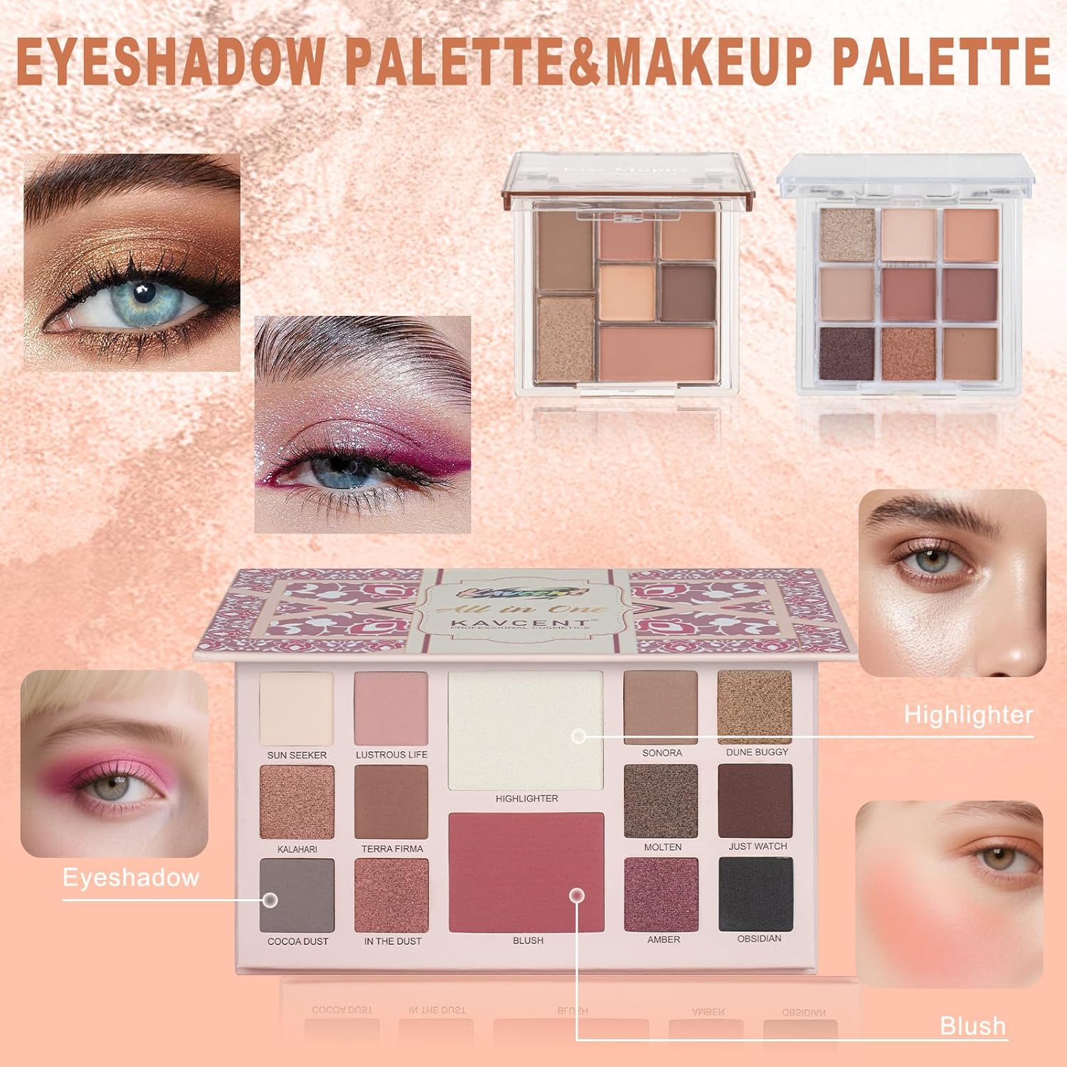 Juego de maquillaje para adolescentes, kit completo de maquillaje p...