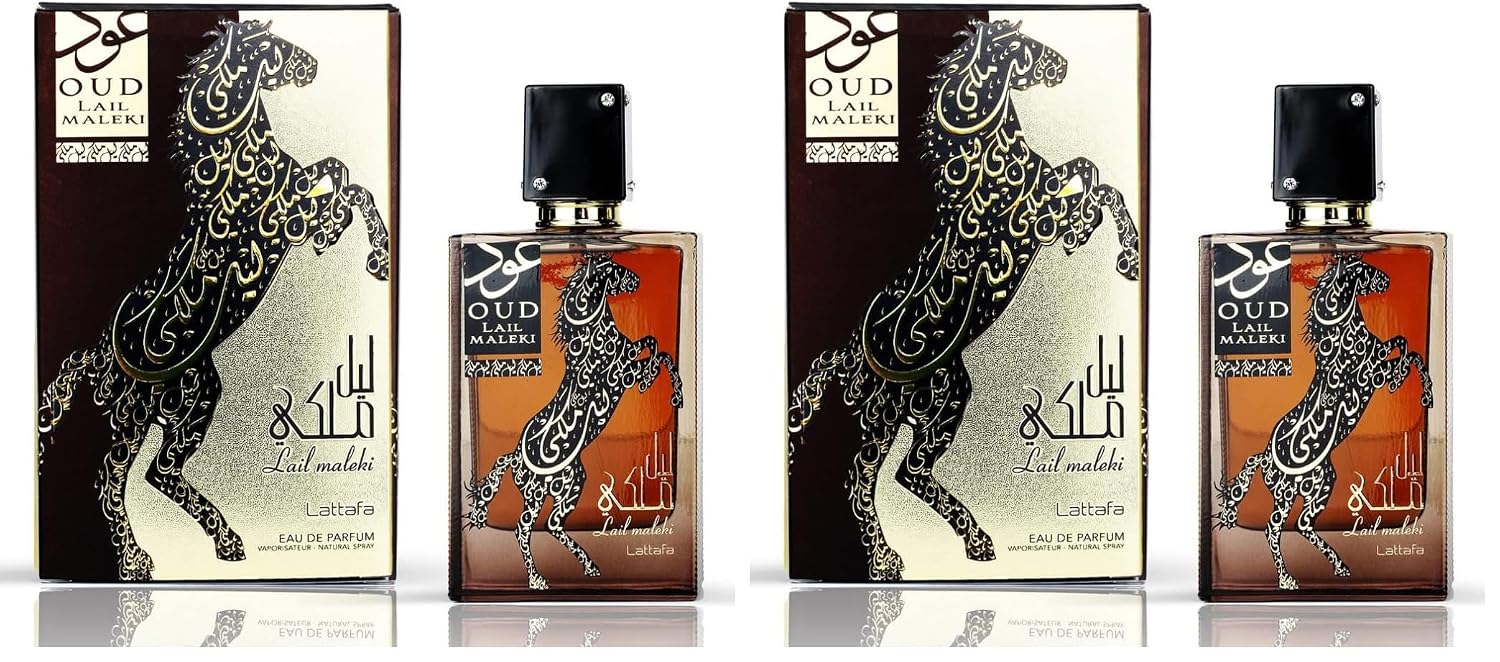 Lattafa Perfumes Oud Lail Maleki para Eau de Parfum en espray unise...