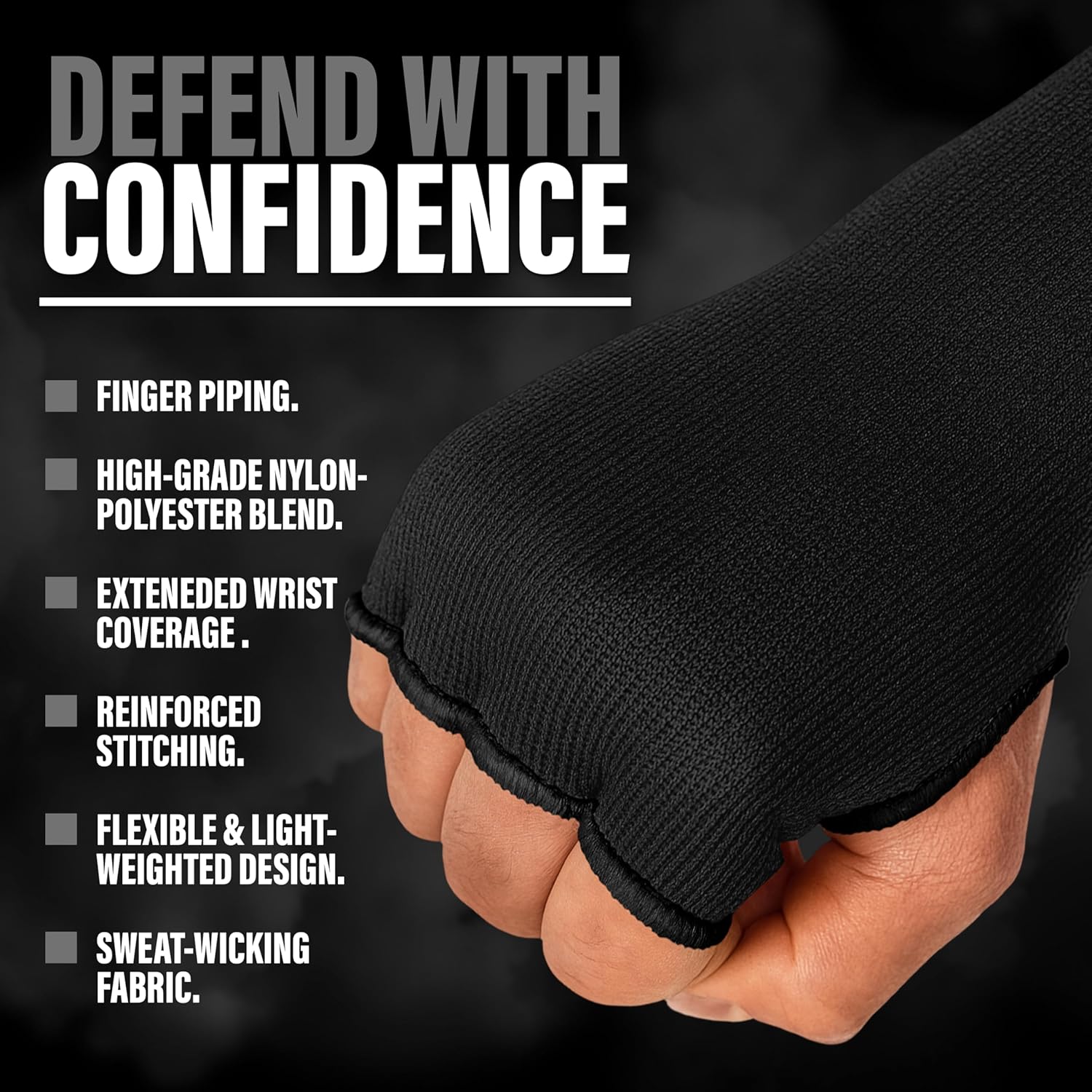 DXM SPORTS Guantes interiores de boxeo \u2013 Envolturas de mano el...