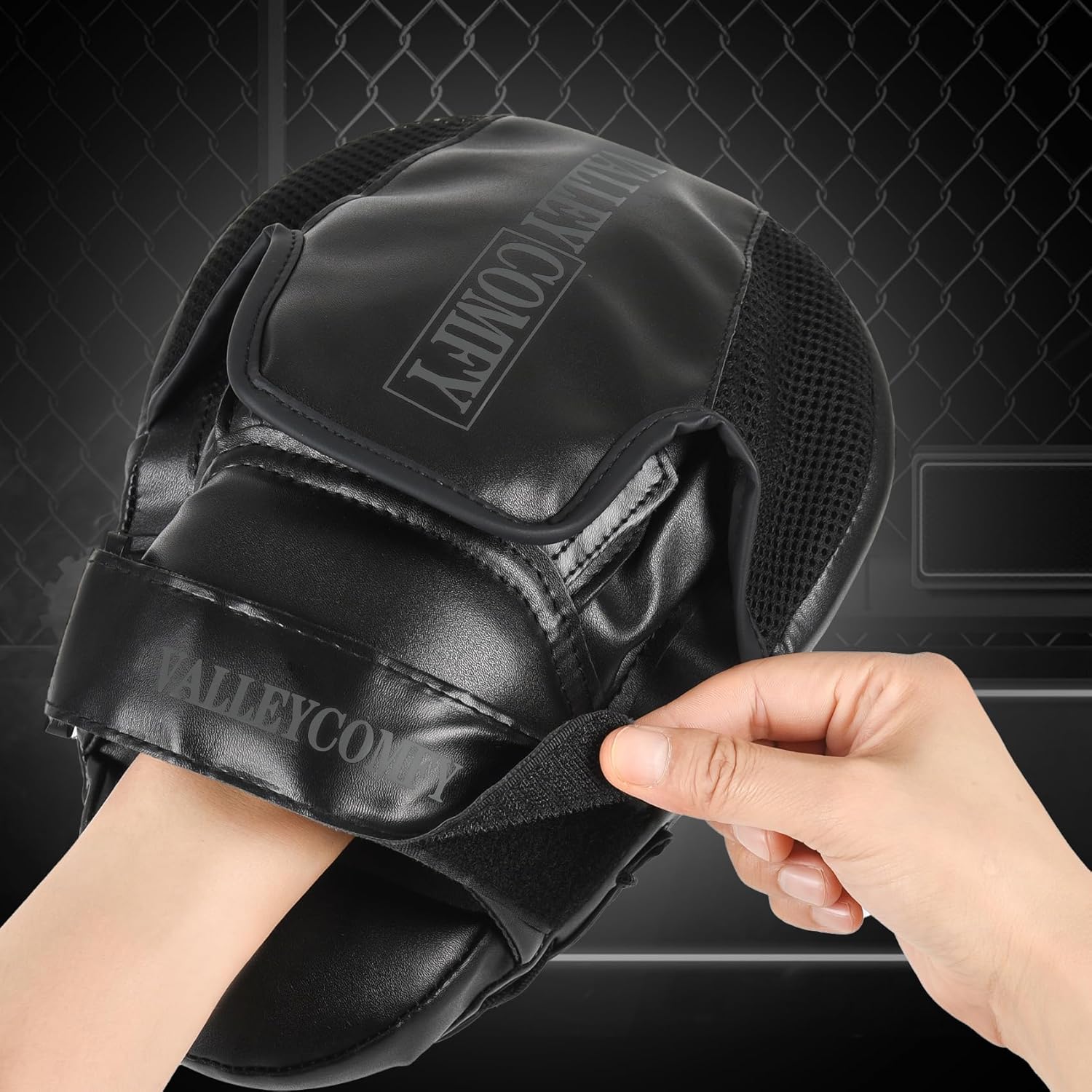 Valleycomfy - Manoplas de boxeo para puñetazos, almohadillas de box...