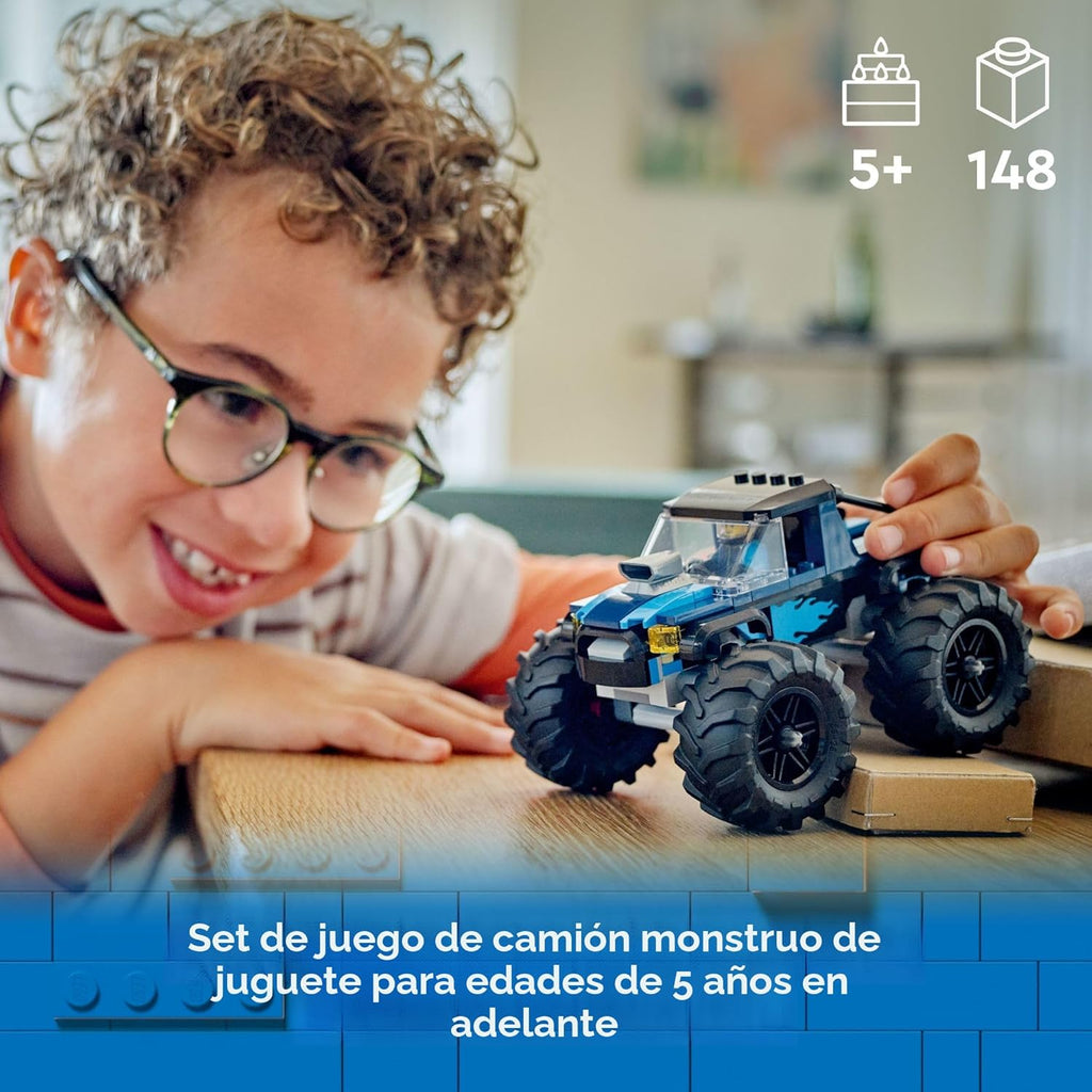 LEGO City Camión Monstruo Azul Fuera de Carretera Juego de Construc...