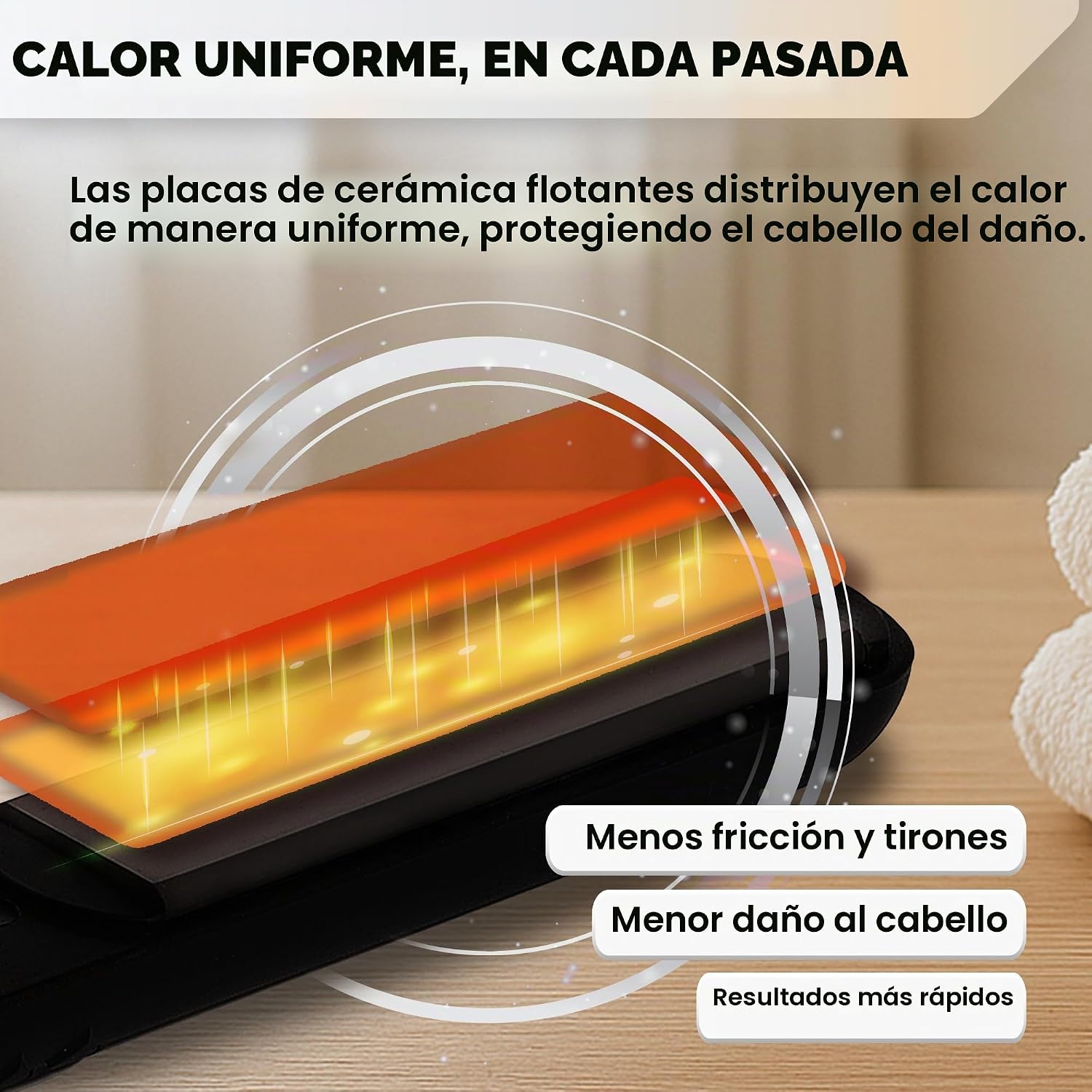 Plancha de pelo Herstyler Superstyler de cerámica Onyx - Alisador d...
