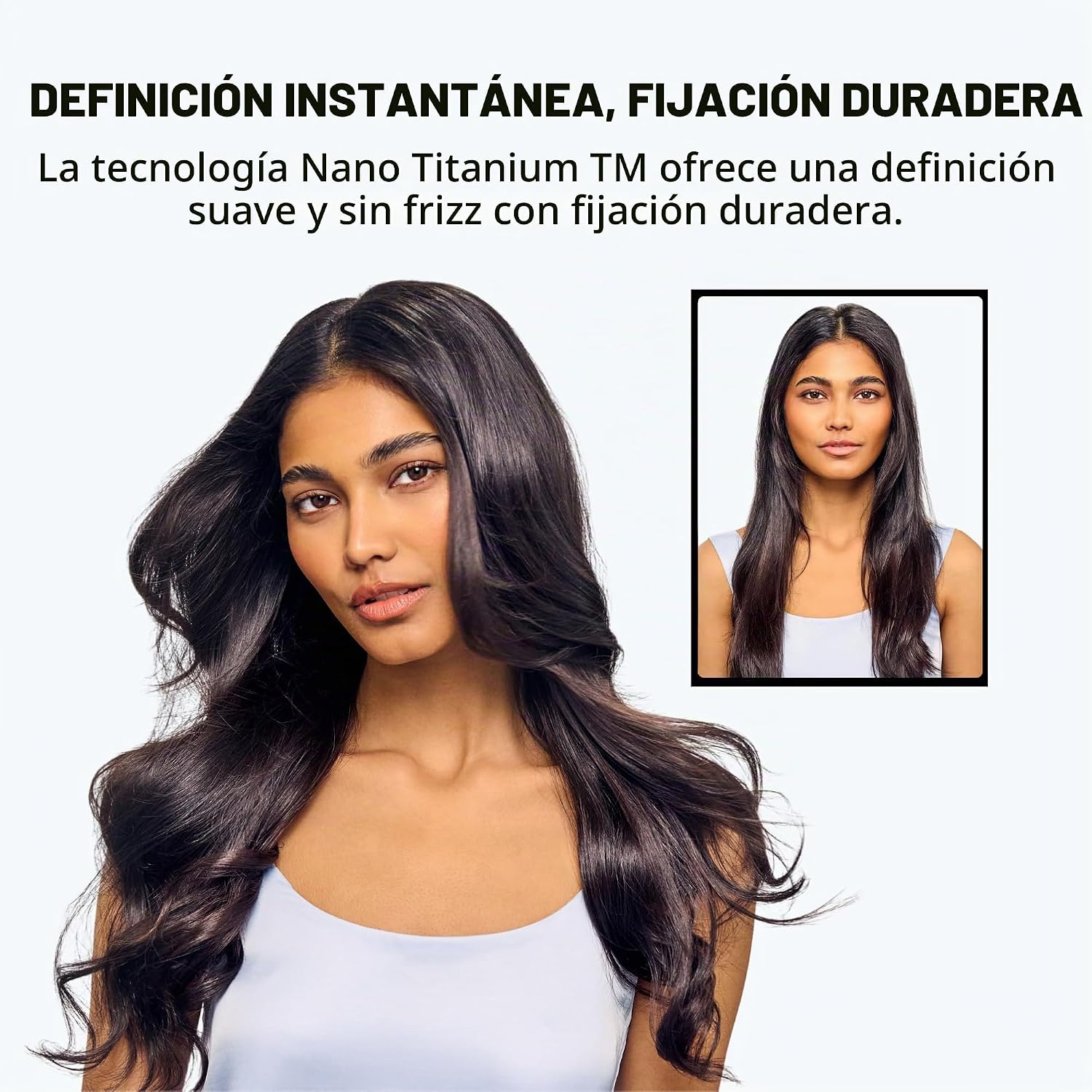 Rizador profesional BabylissPRO Nano Titanium para todo tipo de cab...
