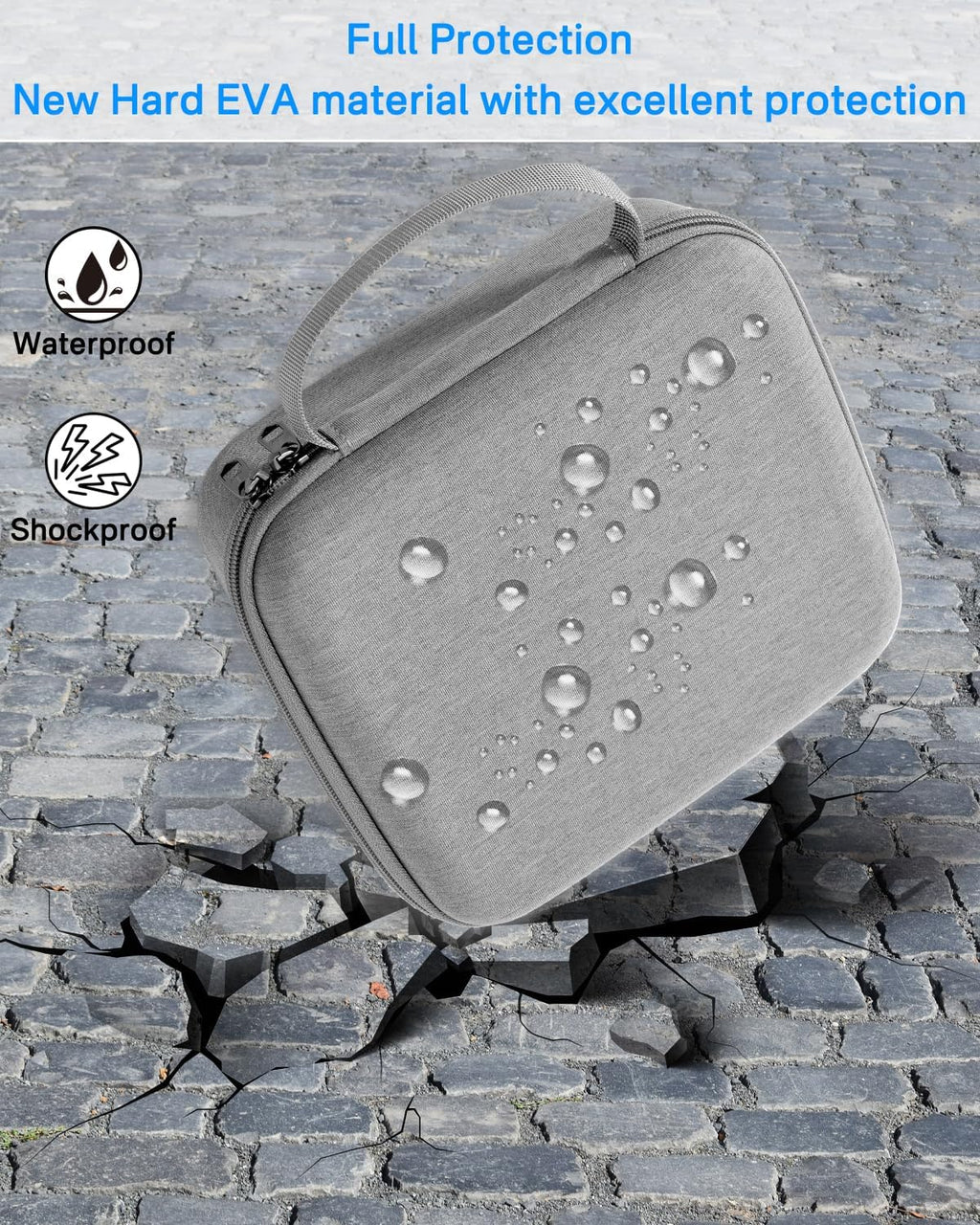 RAIACE Funda para pistola de masaje, funda rígida de almacenamiento...