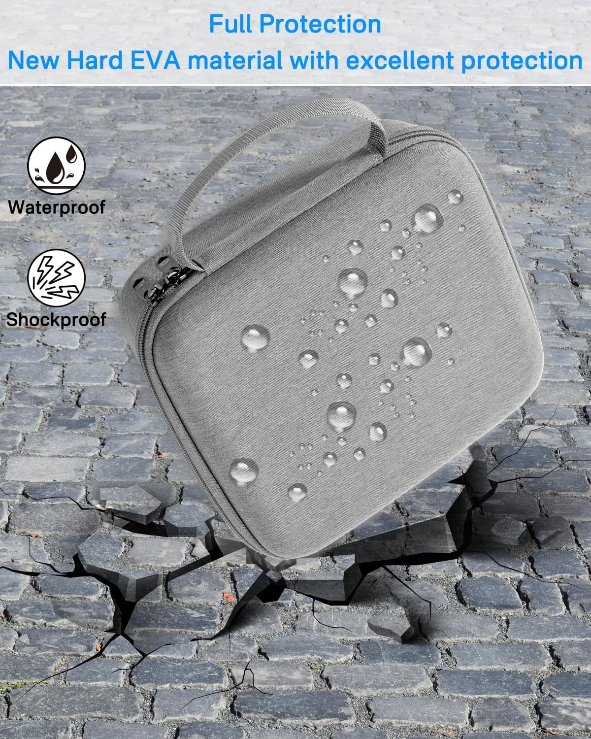 RAIACE Funda para pistola de masaje, funda rígida de almacenamiento...