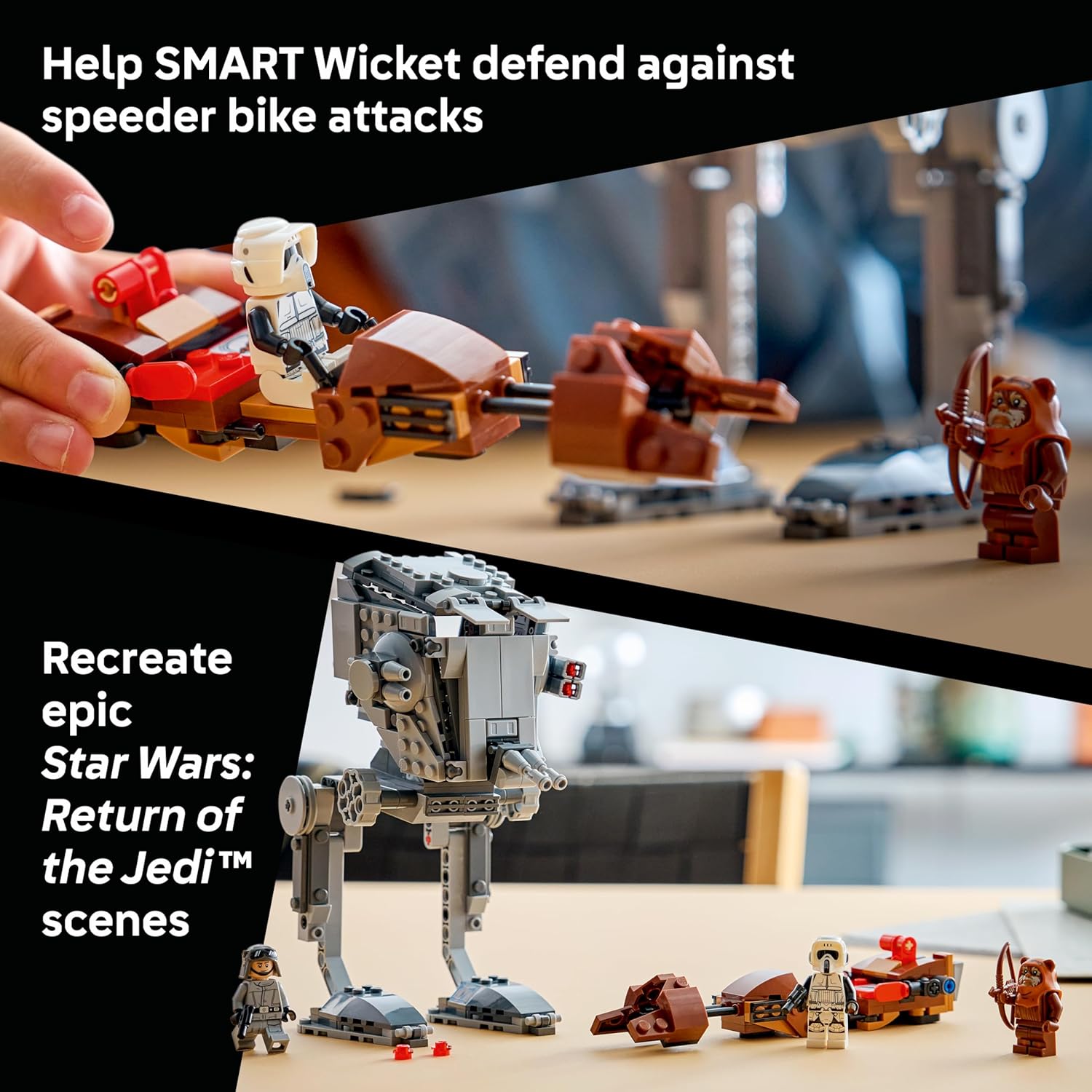 LEGO Star Wars SMART Play: AT-ST Attack on Endor - Juego de constru...