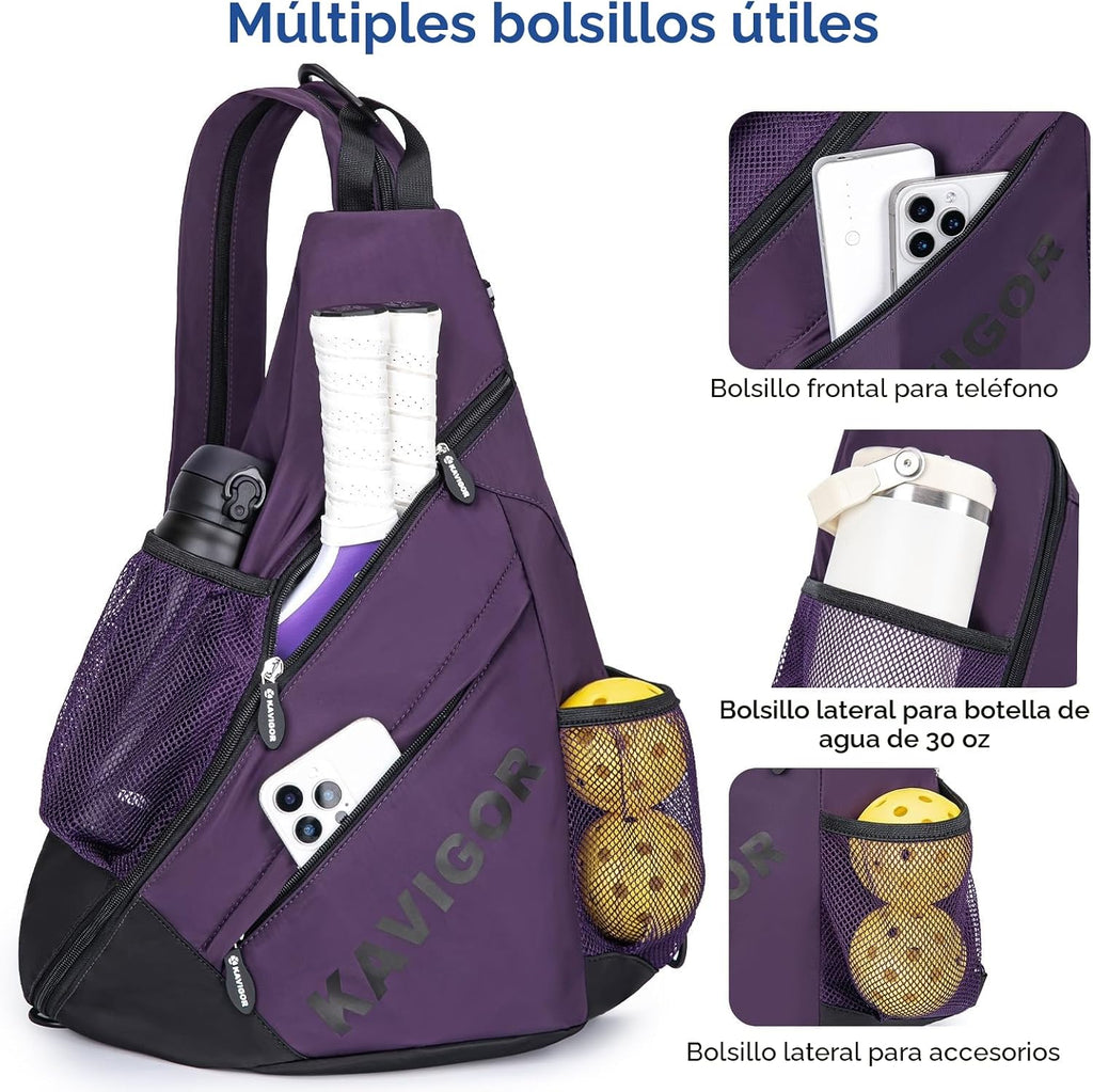 KAVIGOR Bolsa de pickleball 2025, mochila ultraligera convertible c...