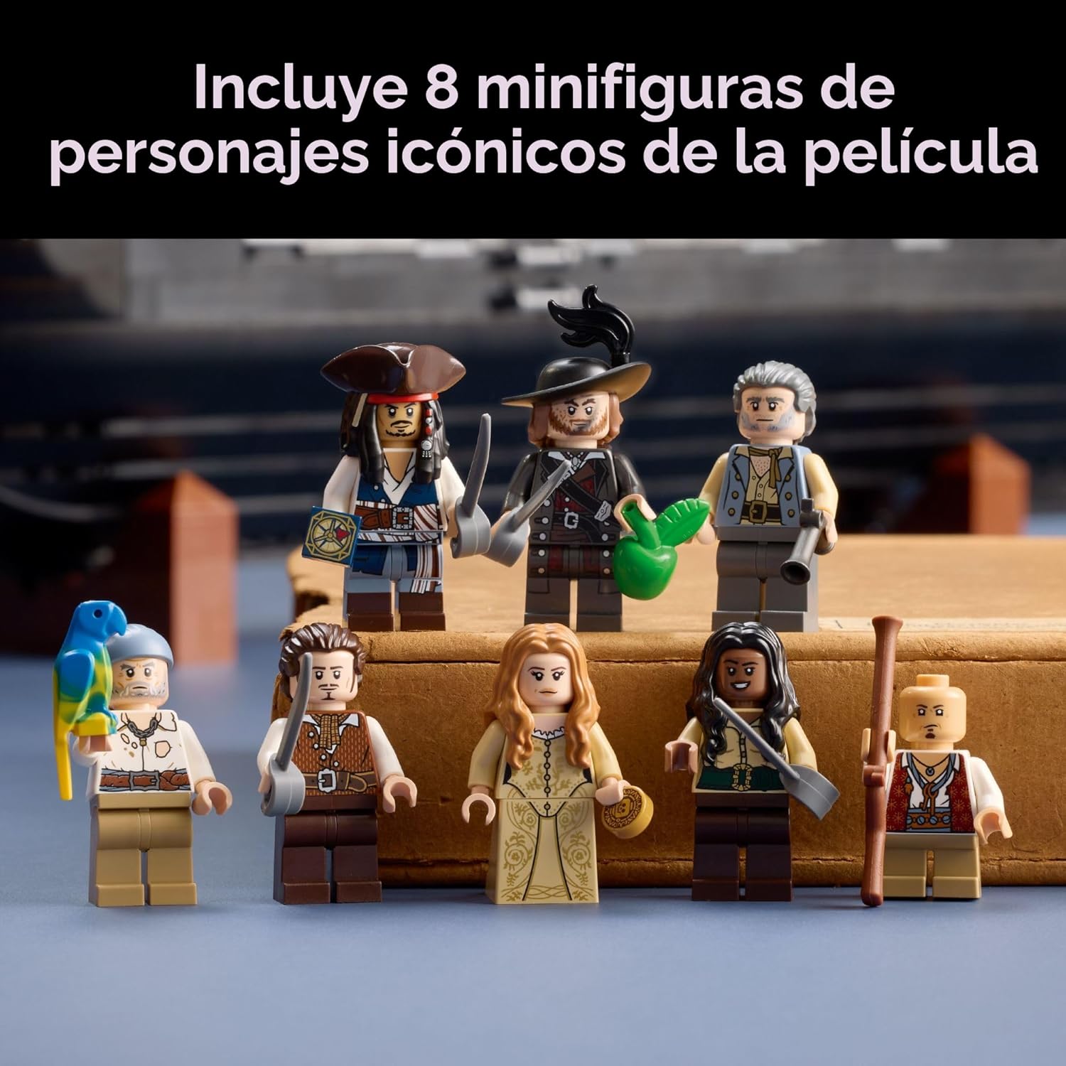 LEGO Icons 10365 - Juego de construcción de barco pirata del capitá...