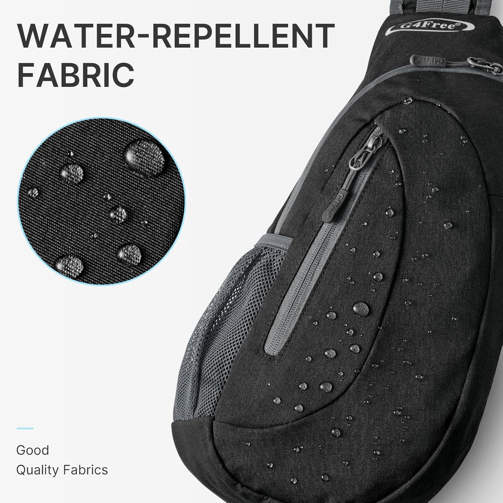 G4Free Bolso bandolera para hombres y mujeres, mochila cruzada pequ...