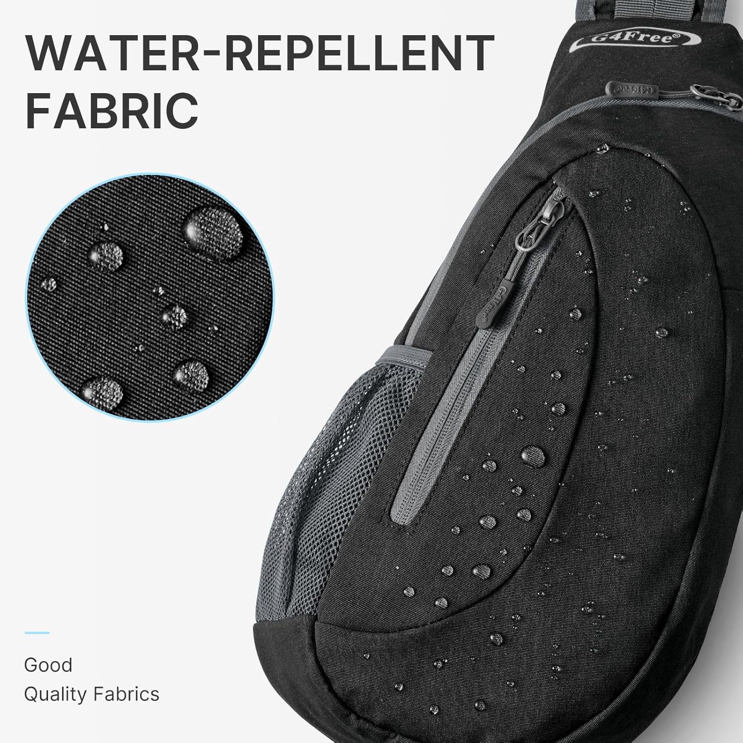 G4Free Bolso bandolera para hombres y mujeres, mochila cruzada pequ...
