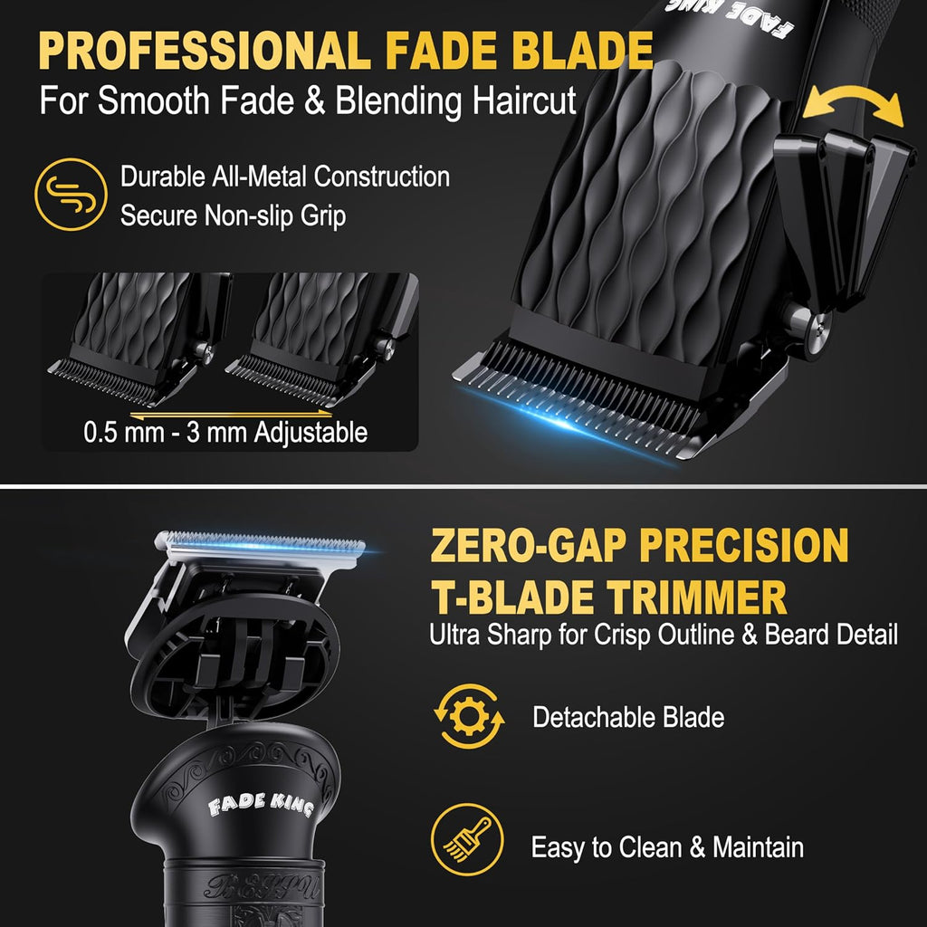 FADEKING® Cortadoras de pelo profesionales para hombres - Cortador...