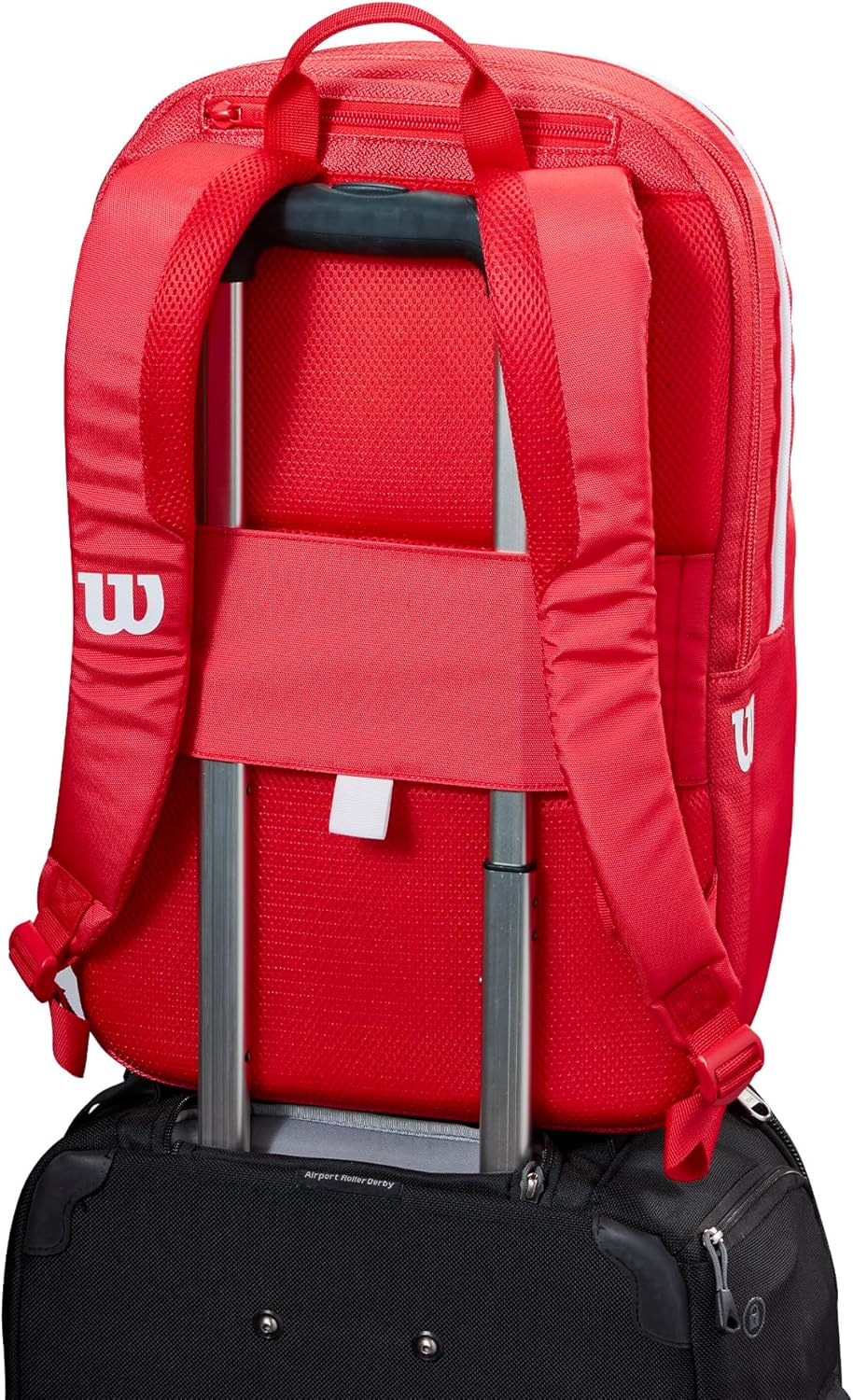 WILSON Tour Padel Mochila - Capacidad para 1 pala de pádel, rojo\/b...
