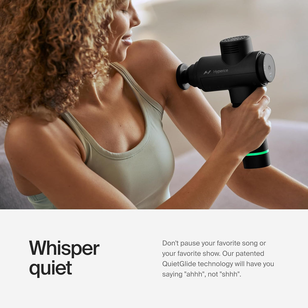 Hyperice Hypervolt 2 Black - Con tecnología Quiet Glide, pistola de...