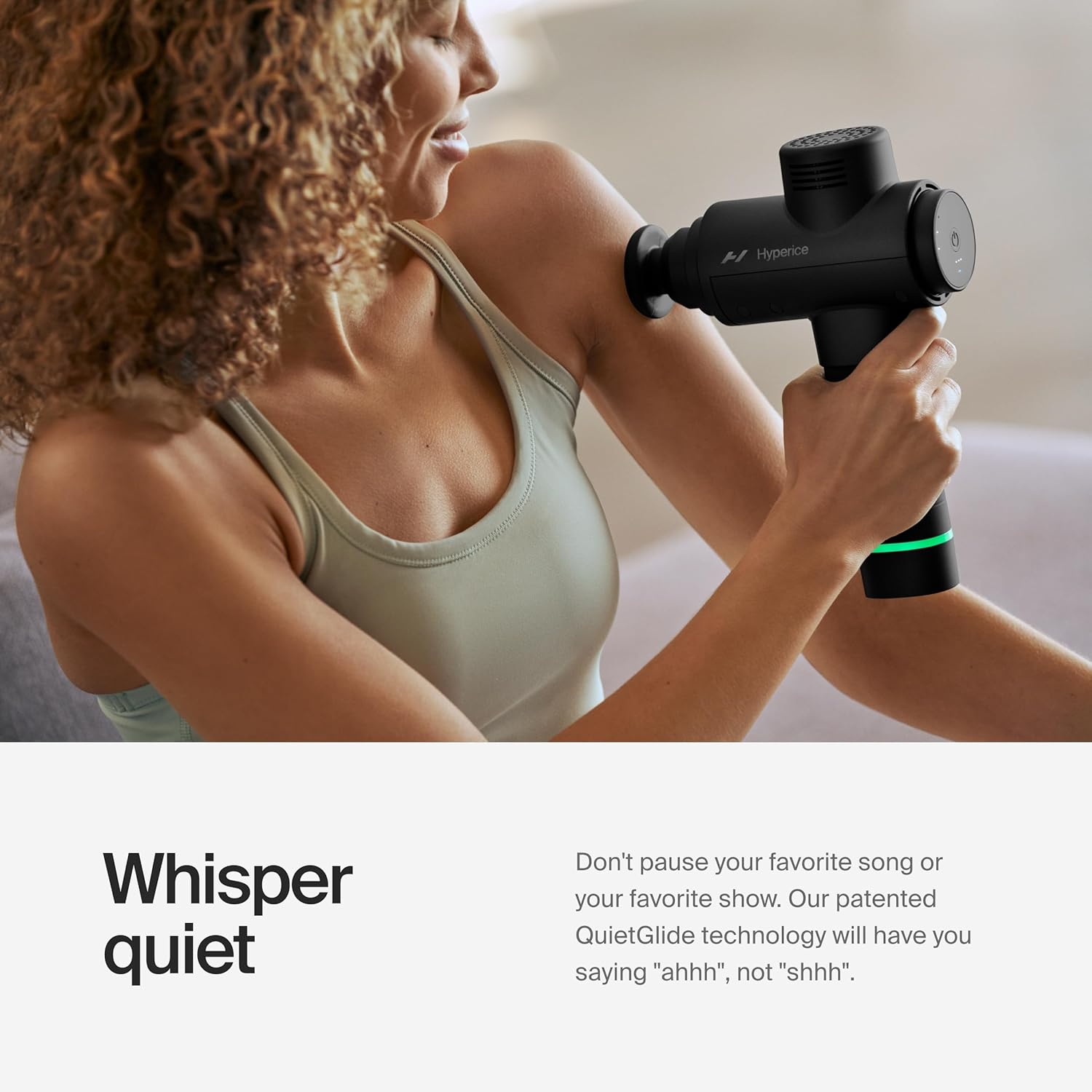 Hyperice Hypervolt 2 Black - Con tecnología Quiet Glide, pistola de...