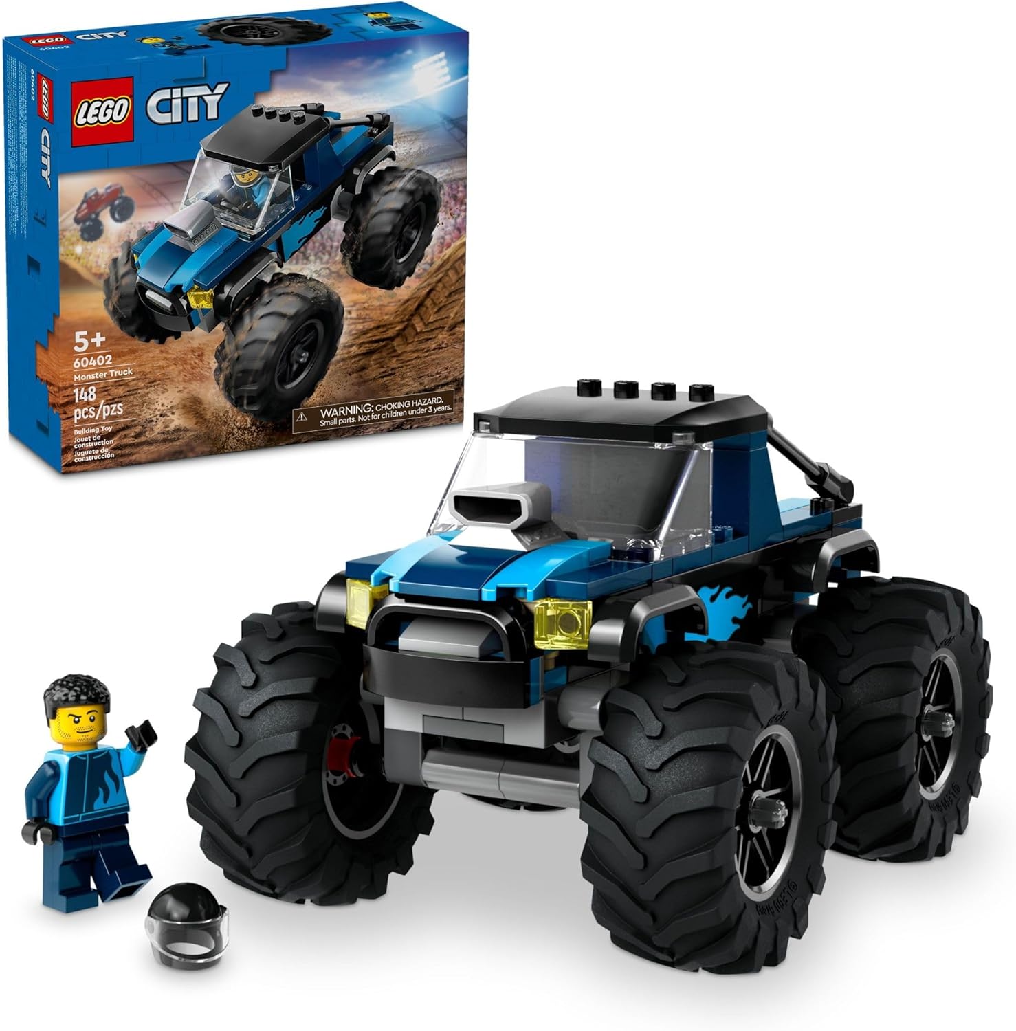 LEGO City Camión Monstruo Azul Fuera de Carretera Juego de Construc...