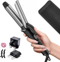 Mini rizador de viaje de 1 pulgada, voltaje dual 110-240 V con ench...