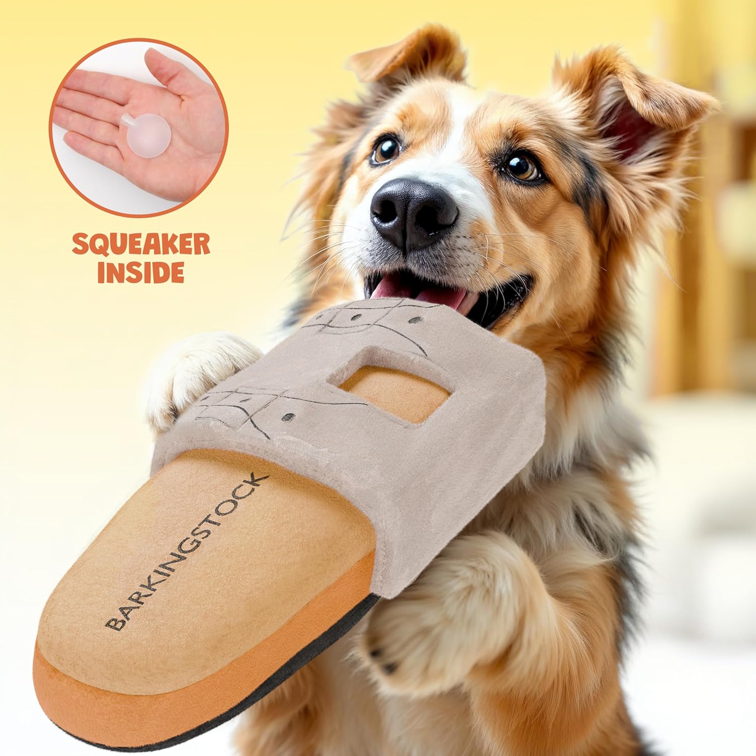 Barkingstock - Juguete para perros con chirriante y arrugado \u2013...