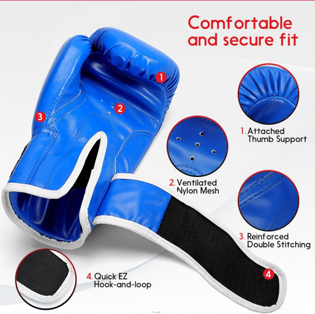 Guantes de boxeo para niños y niñas, guantes de entrenamiento de bo...