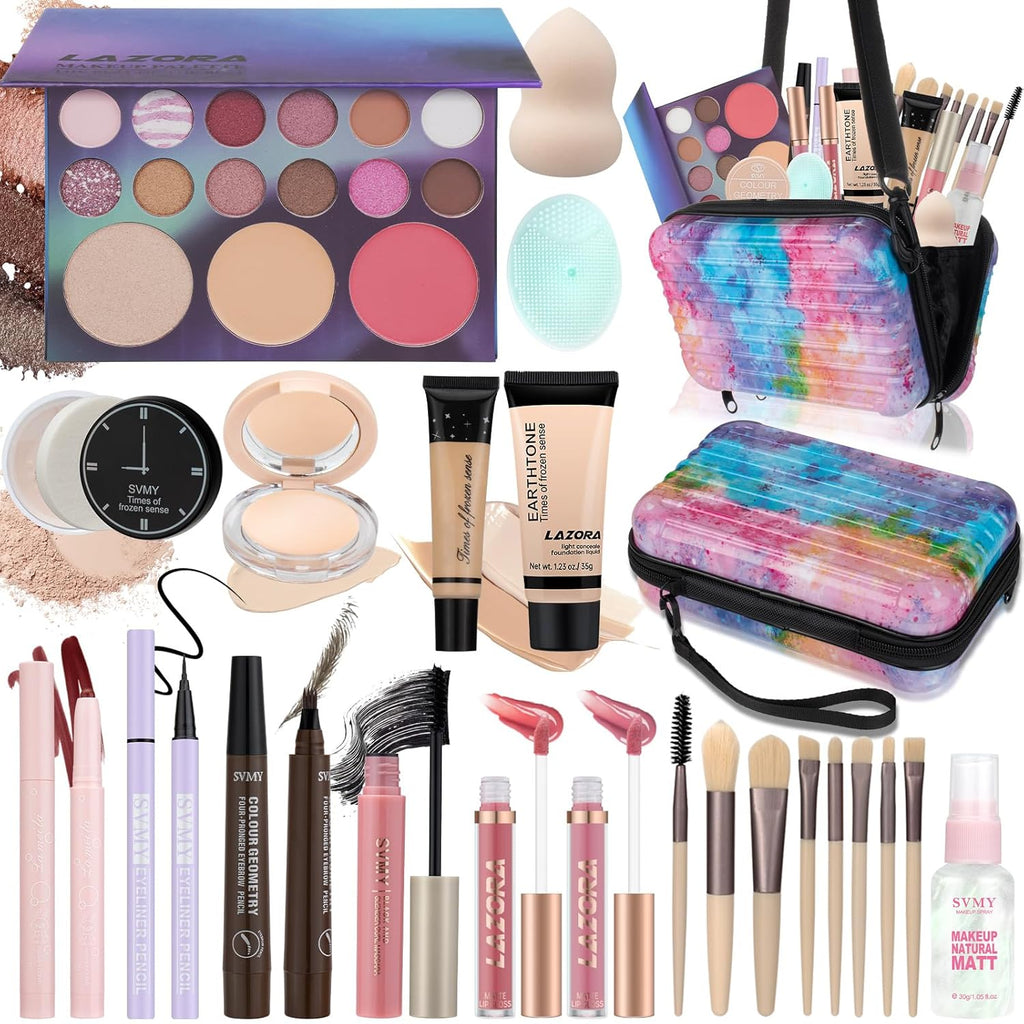 Kit de maquillaje para adolescentes, juego de maquillaje de regalo...