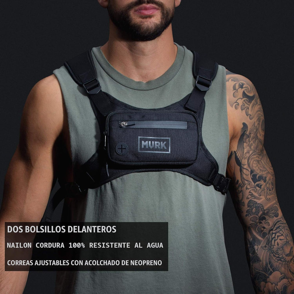 MVRK Mochila de pecho resistente al agua - Chaleco para correr para...