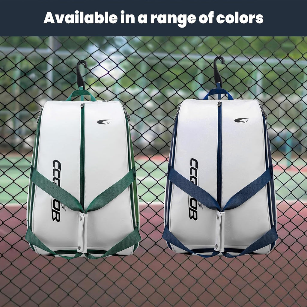 CCGTIOR Bolsa de Tenis que Sostiene 2 Raquetas con Compartimento pa...