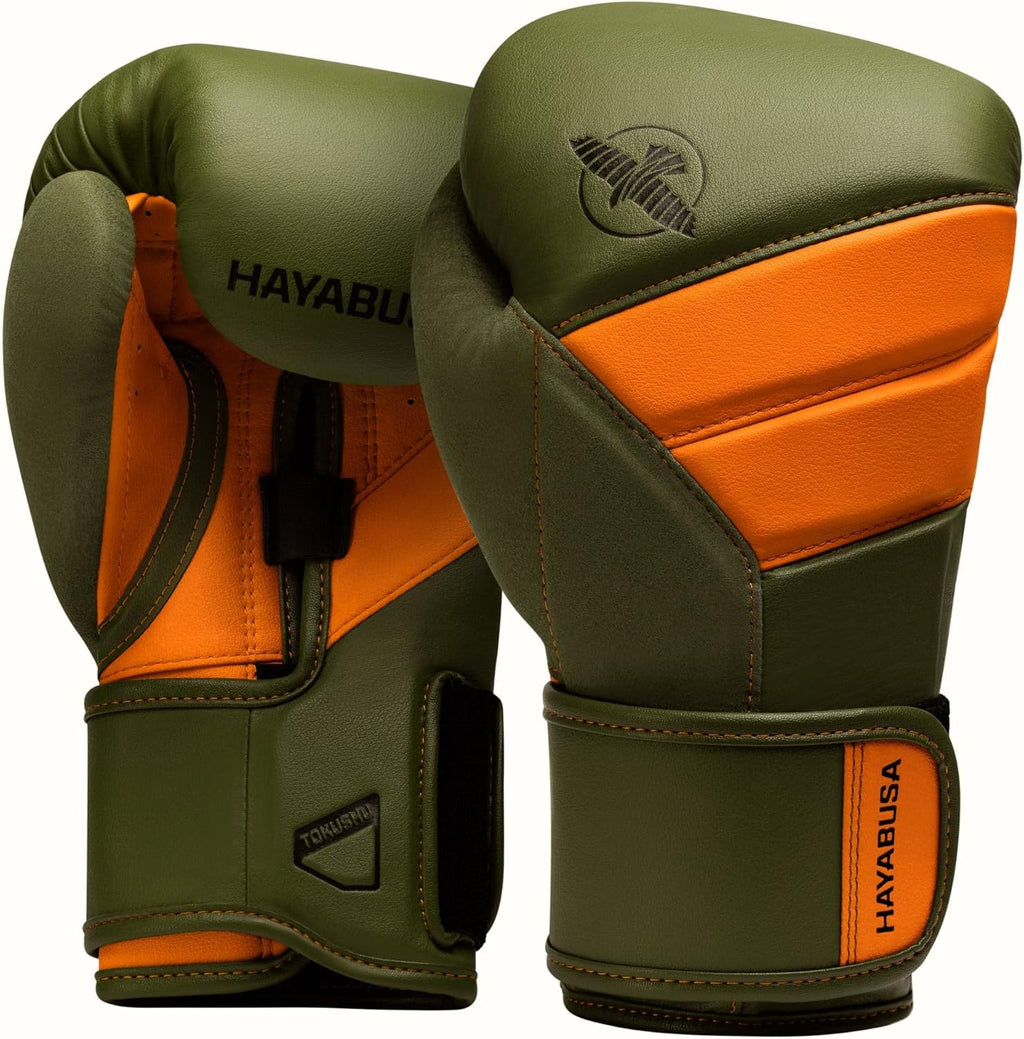 Hayabusa T3 - Guantes de boxeo para hombre y mujer, protección de m...