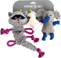 Rocket &amp; Rex, juguetes masticables para perros y cachorros. Lim...
