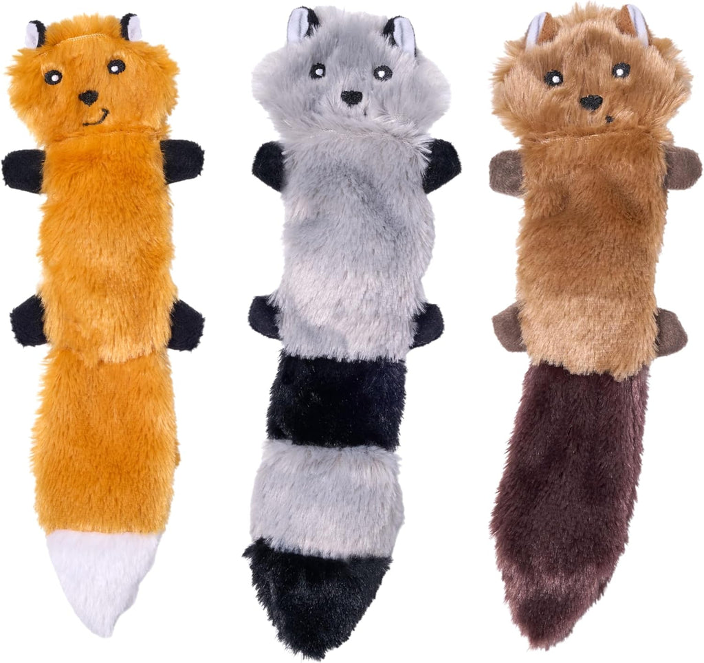 ZippyPaws Skinny Peltz - Paquete de juguetes para perros sin rellen...
