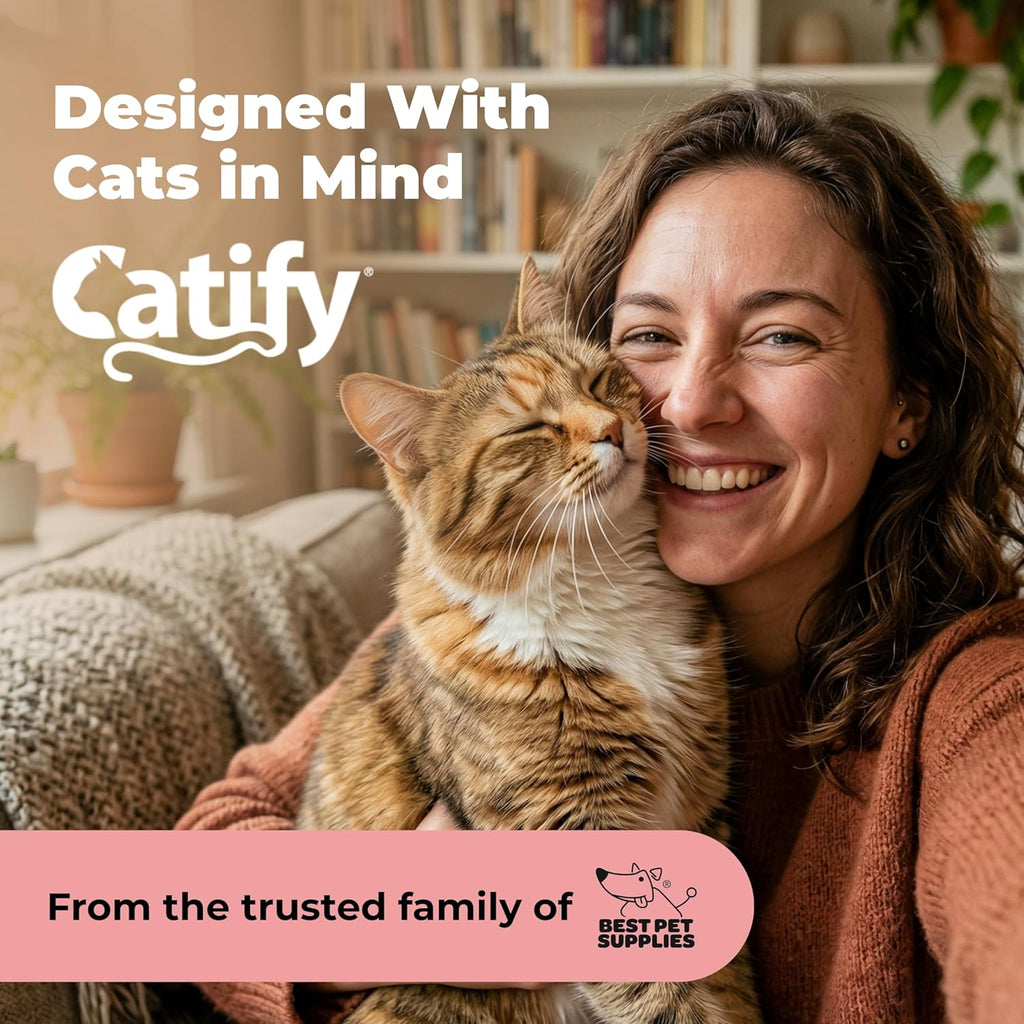 Best Pet Supplies Catify Rascador para Gatos, Rascadores Interactiv...