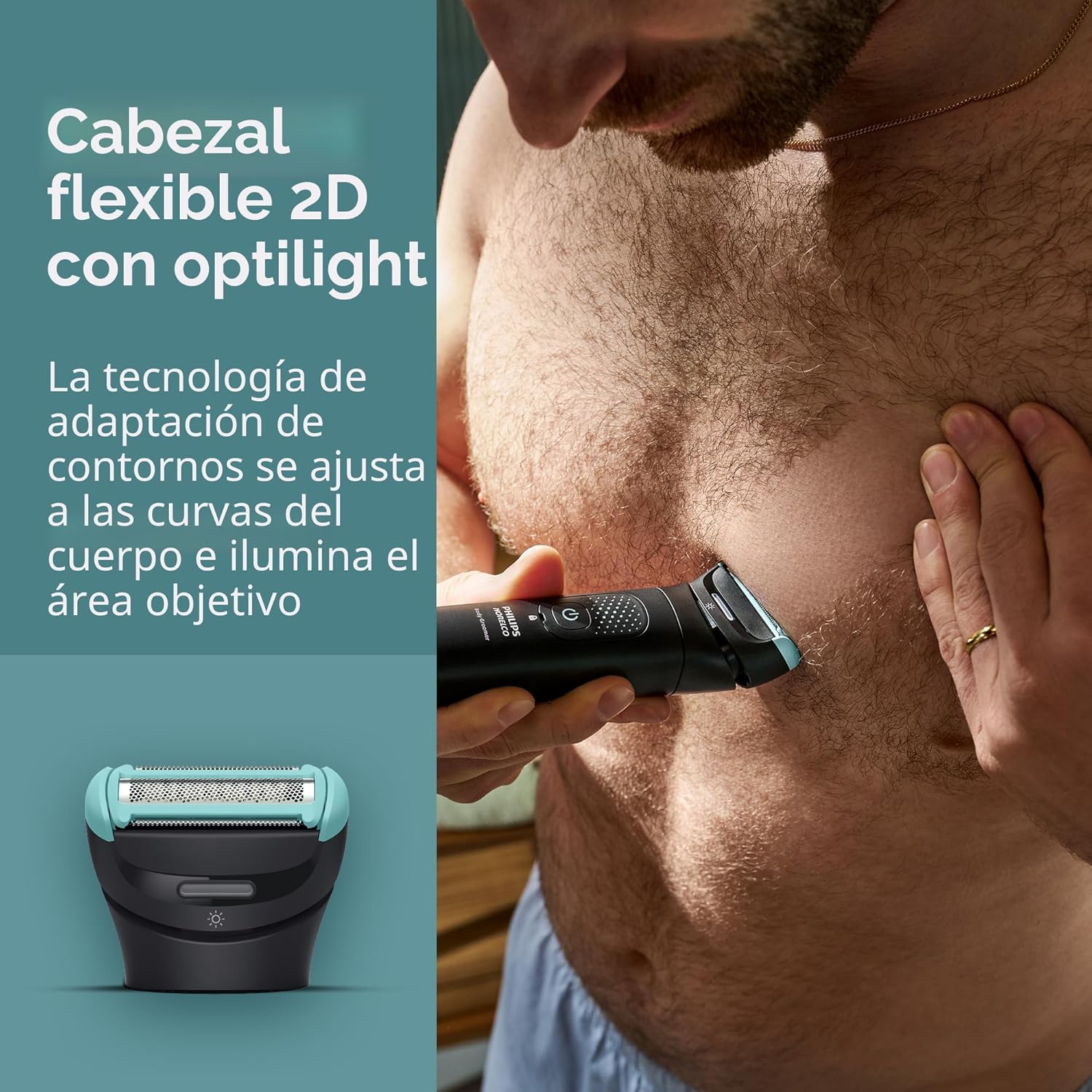 Philips Norelco recortadora corporal serie 7000, recortadora corpor...