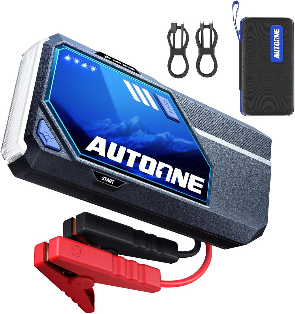 AUTOONE M5 8500A - Arrancador de batería portátil para auto de 12 V...