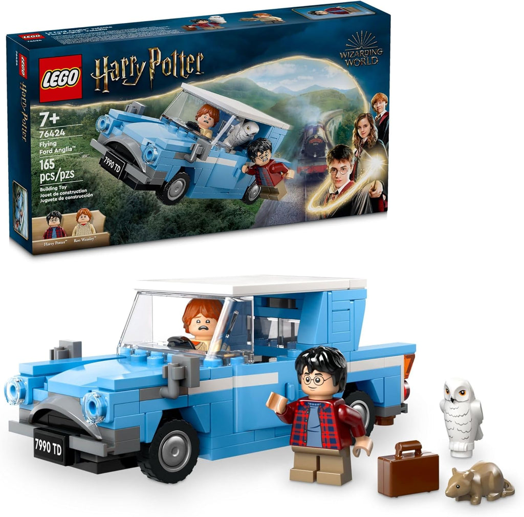 LEGO Harry Potter Flying Ford Anglia, juguete para construir con 2...