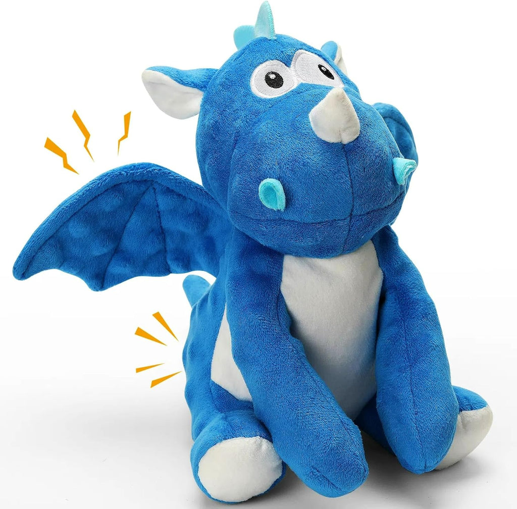 loncoldy Juguetes de peluche para perros, juguetes resistentes para...