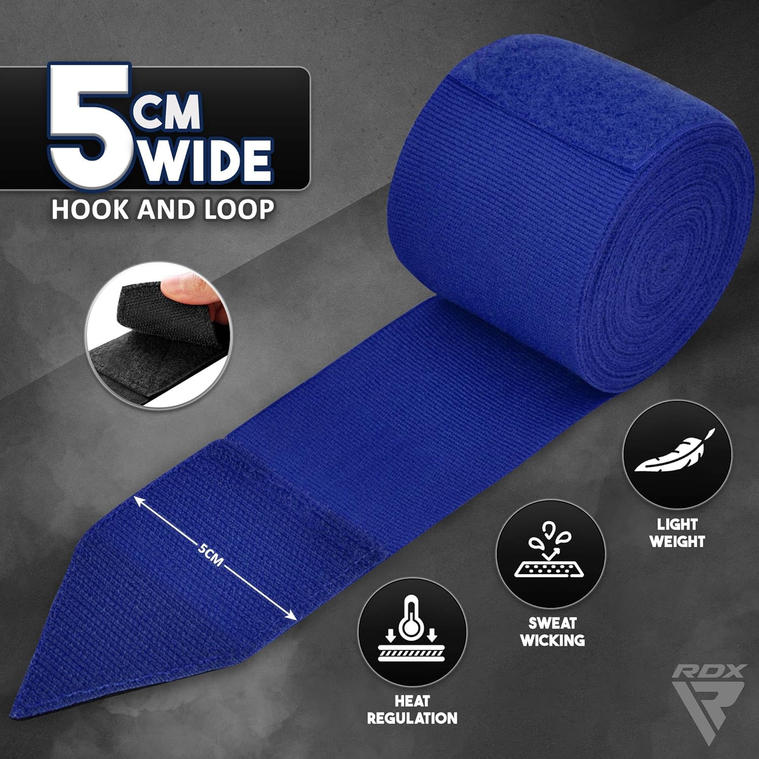 RDX Vendas de Boxeo para Manos 4.5M \/ 180 Pulgadas \u2013 Guantes...