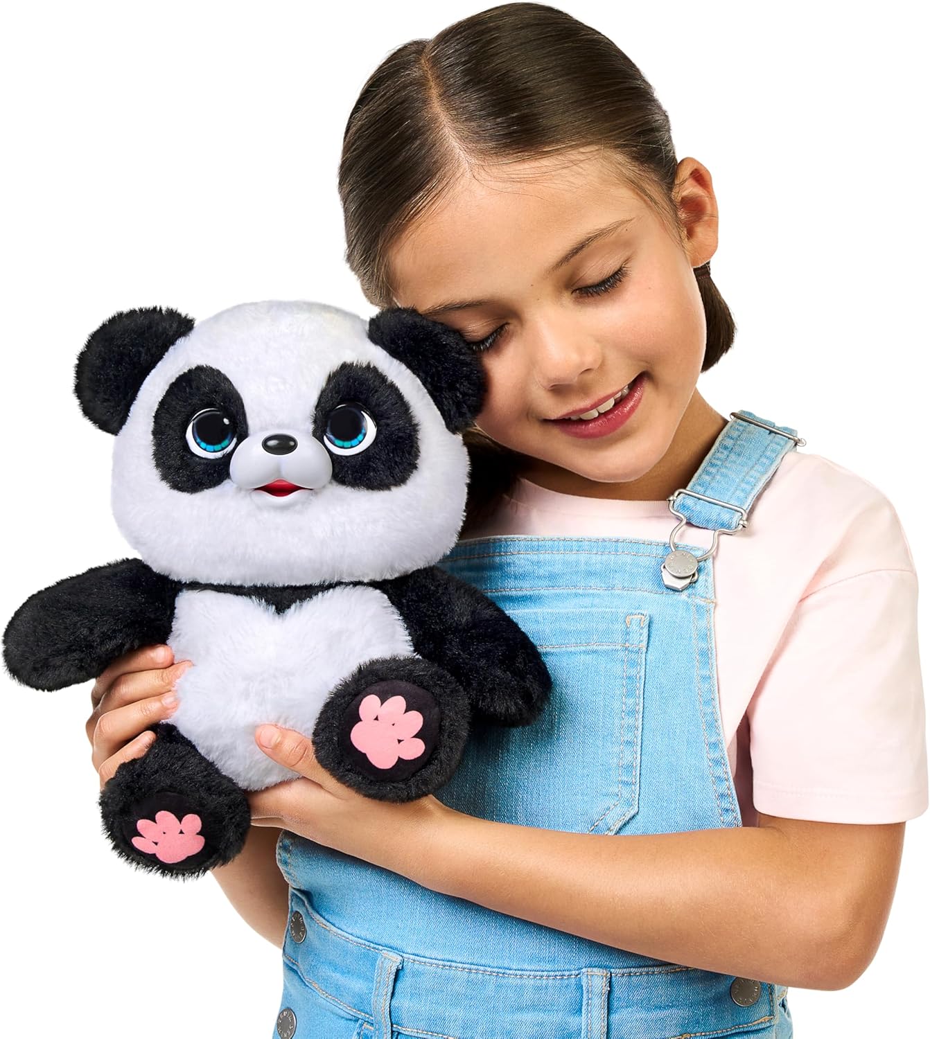 Little Live Pets Mi bebé panda parlante ChuChu, peluche de panda su...