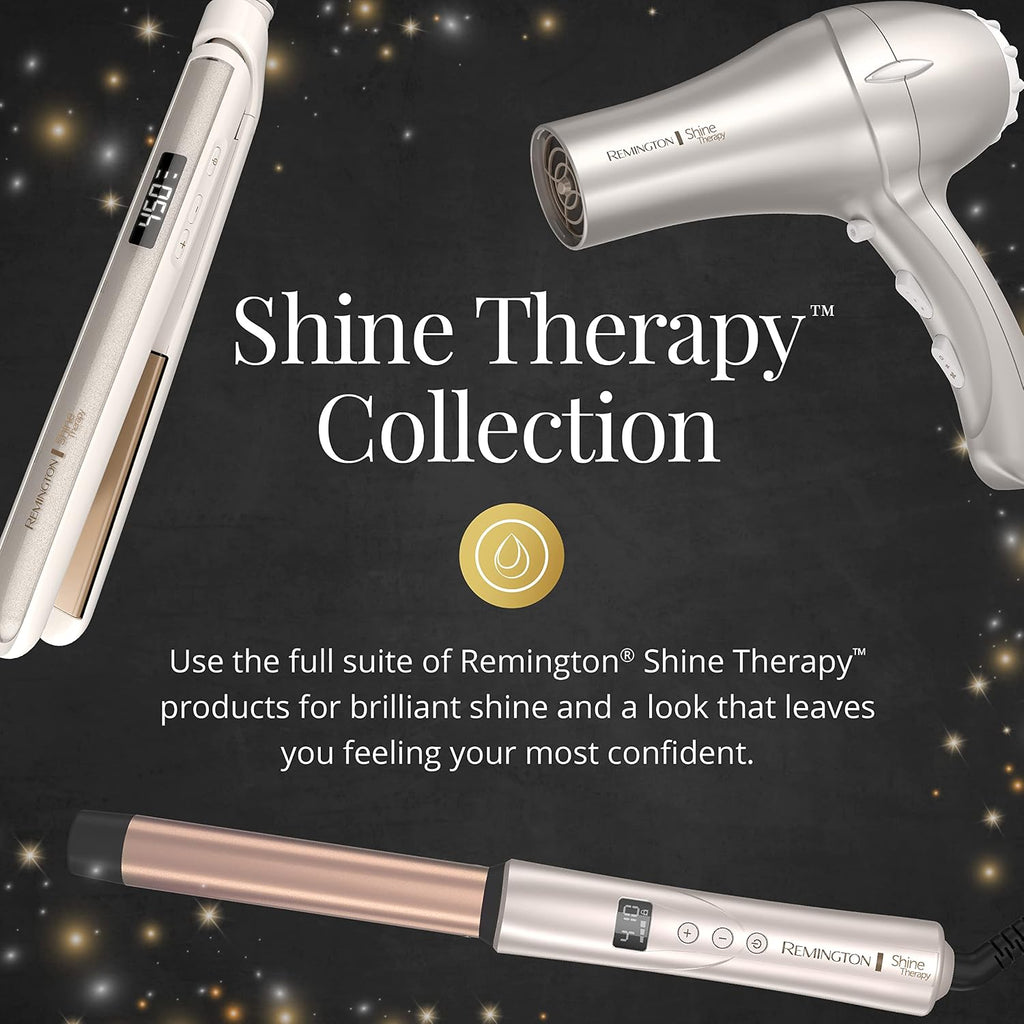 Remington Shine Therapy - Varita rizadora, 1 pulgada, aceite de arg...