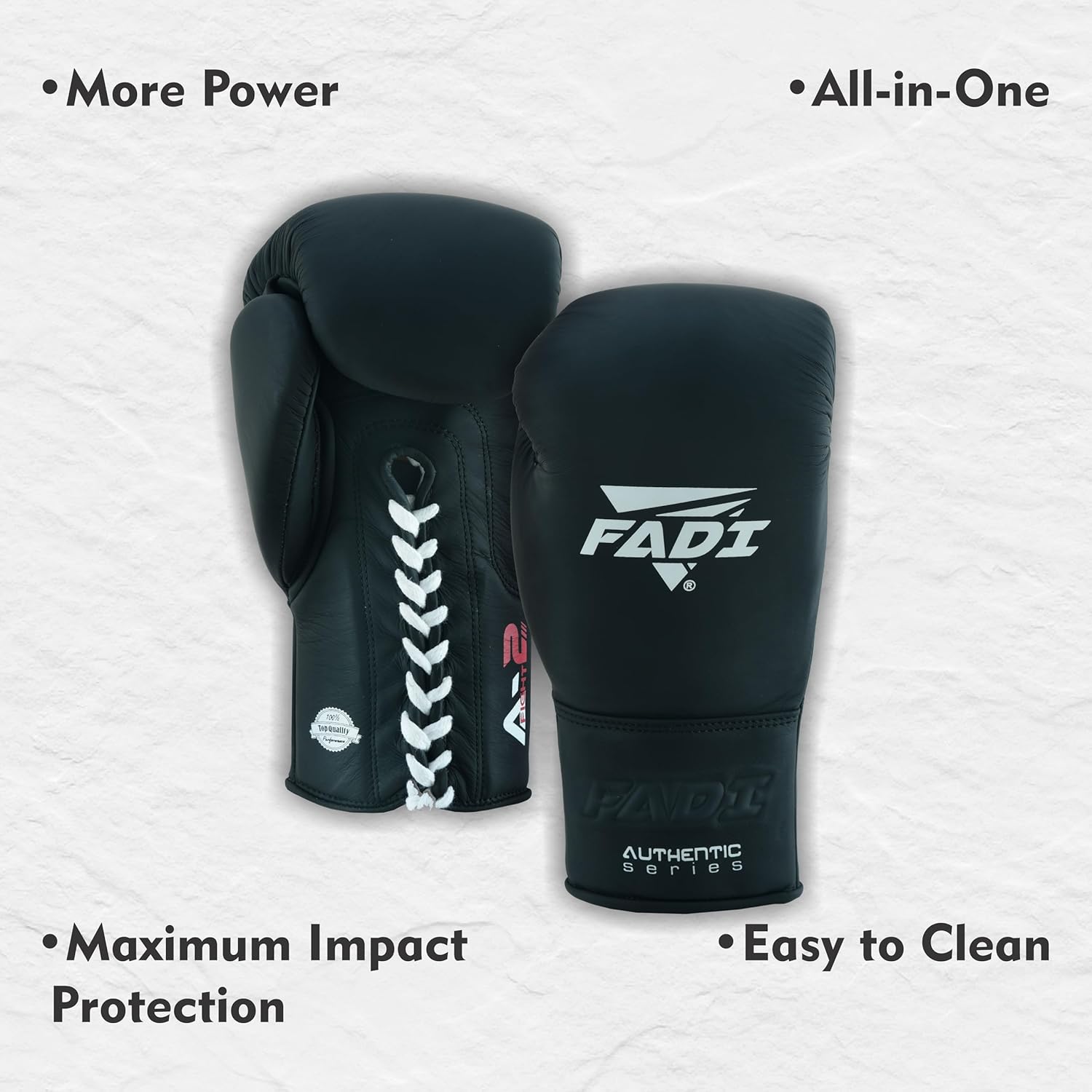 Fadi Sports Authentic Series A2 - Guantes de boxeo de cuero de vaca...