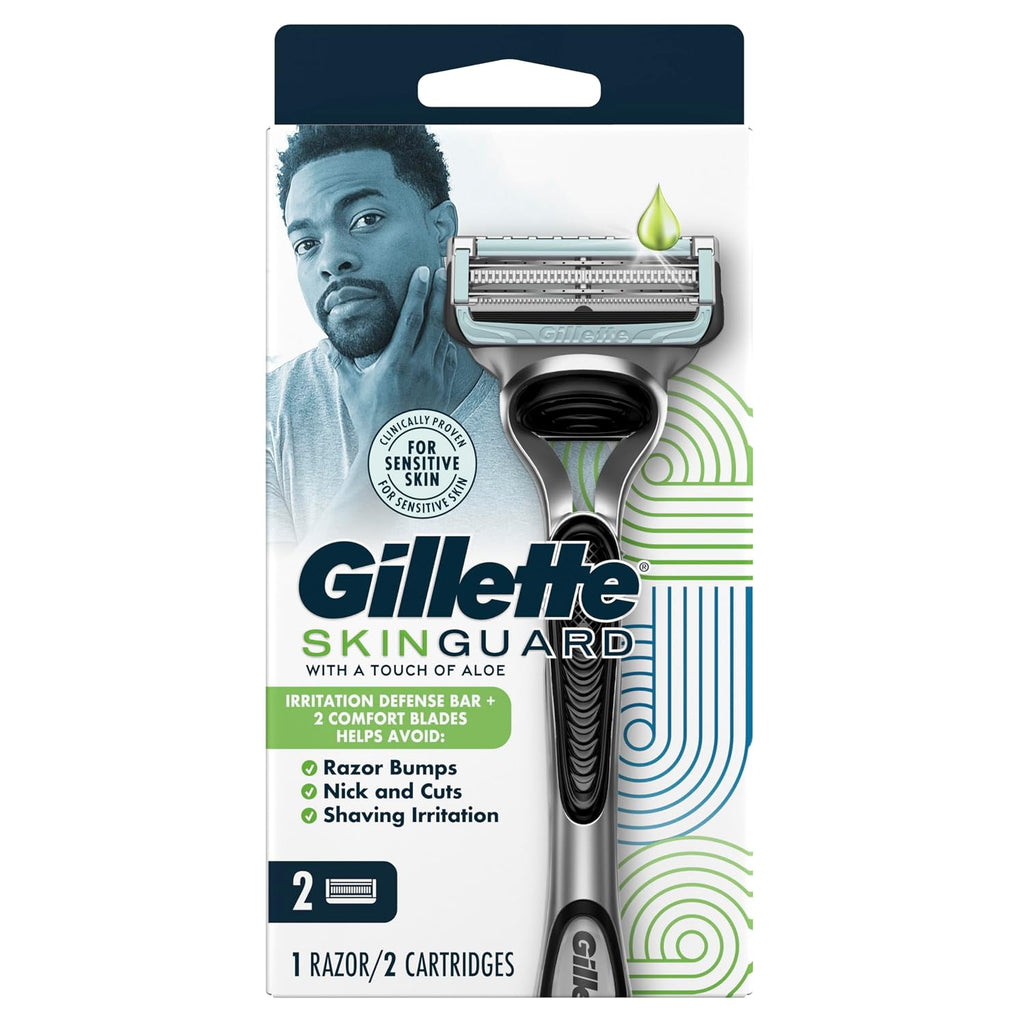 Gillette SkinGuard - Maquinillas de afeitar para hombres, 1 mango d...