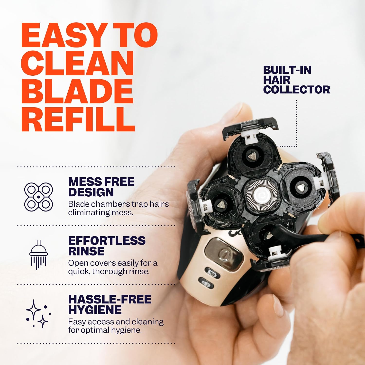 Freebird FlexSeries - Paquete de 1 repuestos de cuchilla oficial, s...