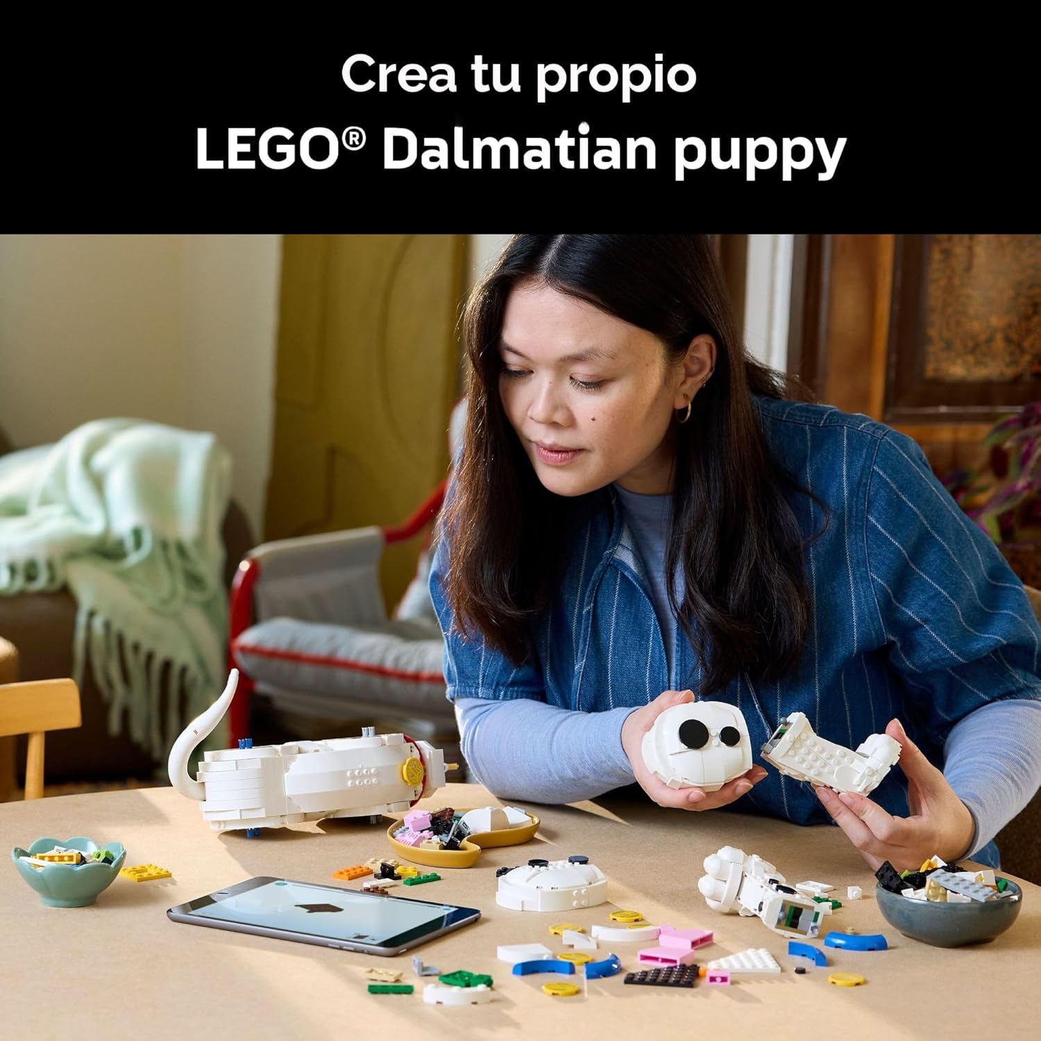 LEGO Disney - Juego de construcción de cachorros de 101 dálmatas pa...