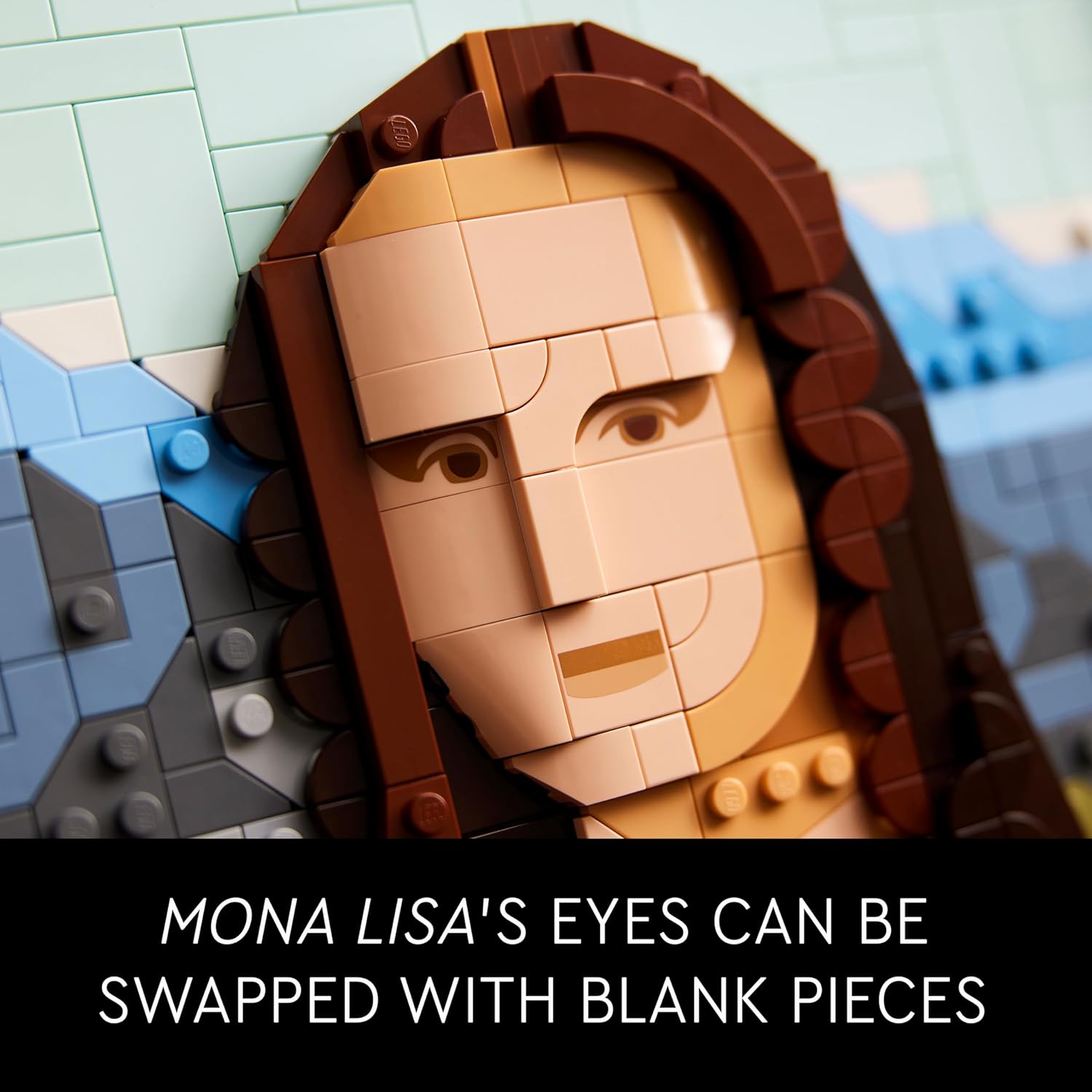 Set de Construcción de Arte LEGO Mona Lisa - Exhibición de Pared de...