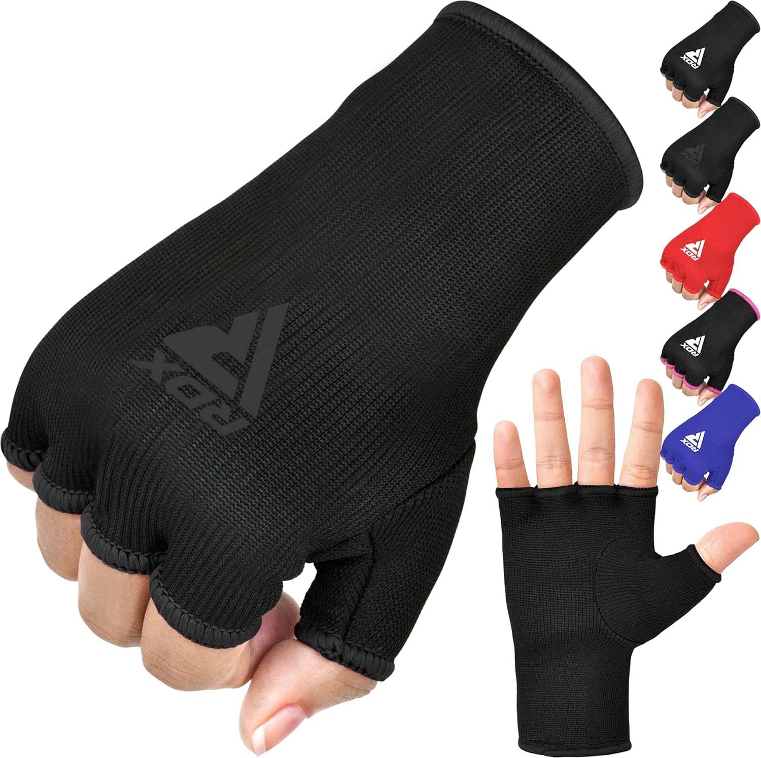 RDX Guantes de mano para boxeo, guantes internos para hombres y muj...