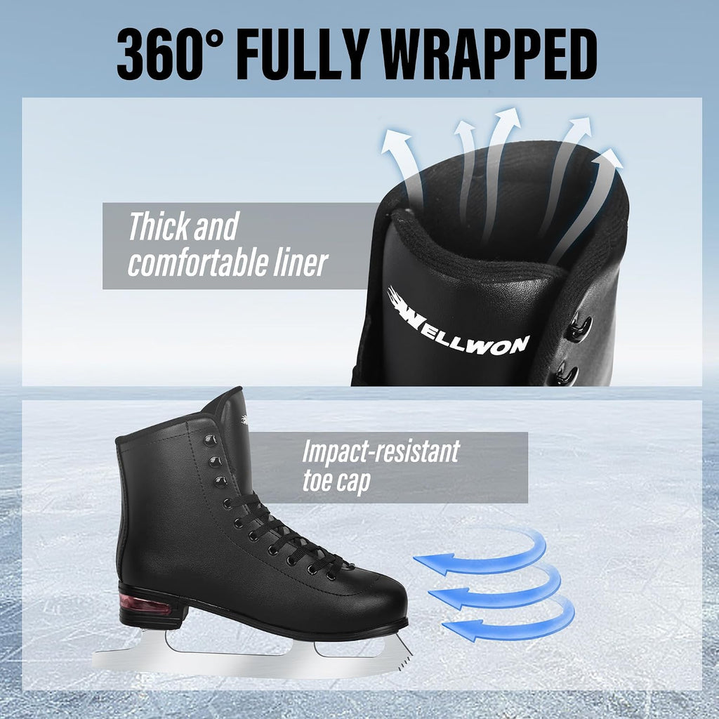 Ice Skates for Women, Adult Figure Skates for Men, Figure Skating S...