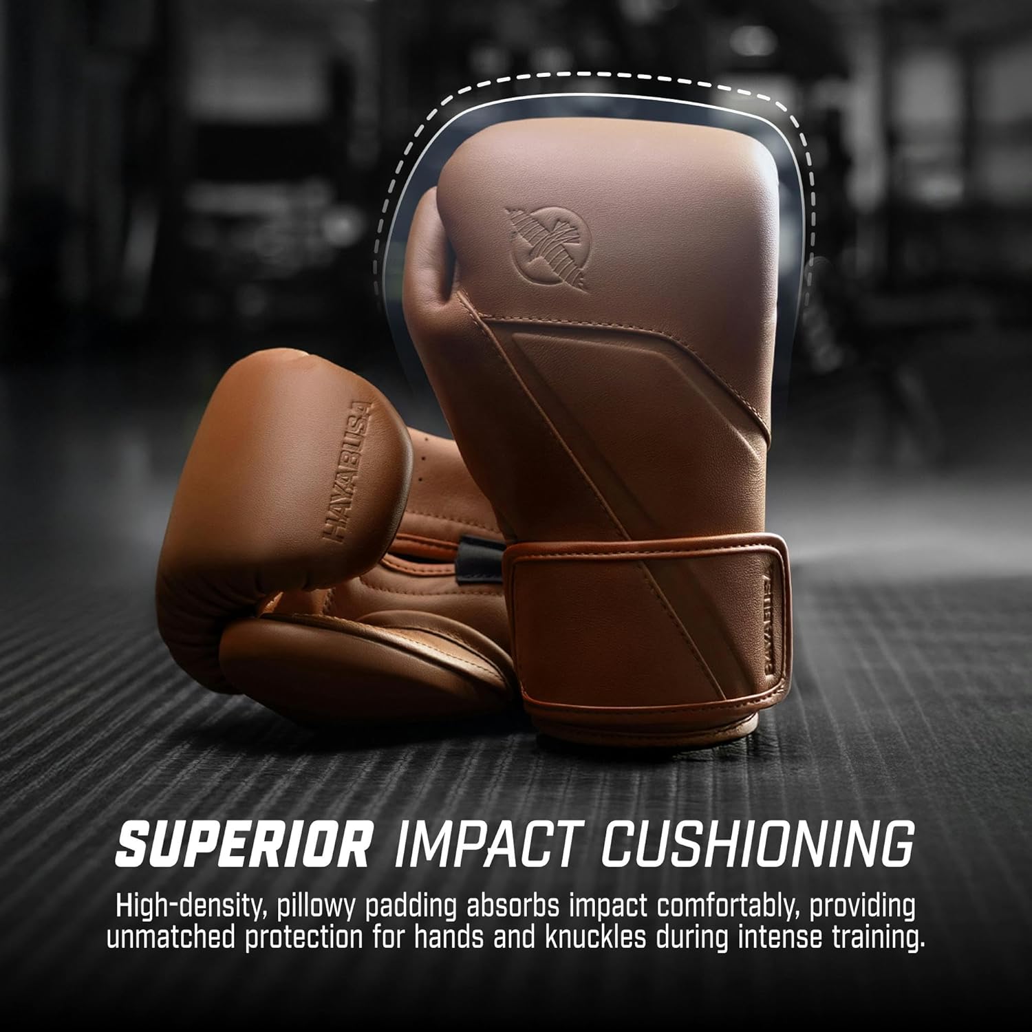 Hayabusa Guantes de boxeo de cuero E1 para hombres y mujeres, prote...