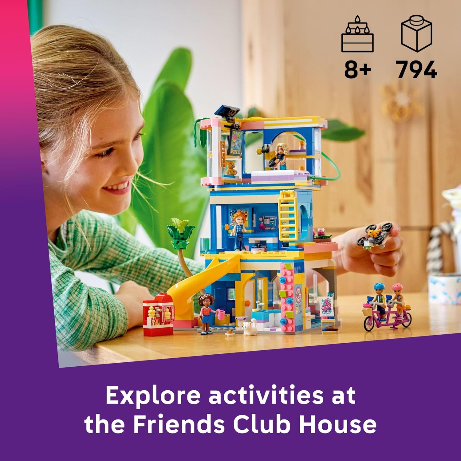 LEGO Friends Heartlake City Friends Club House - Juguete de constru...