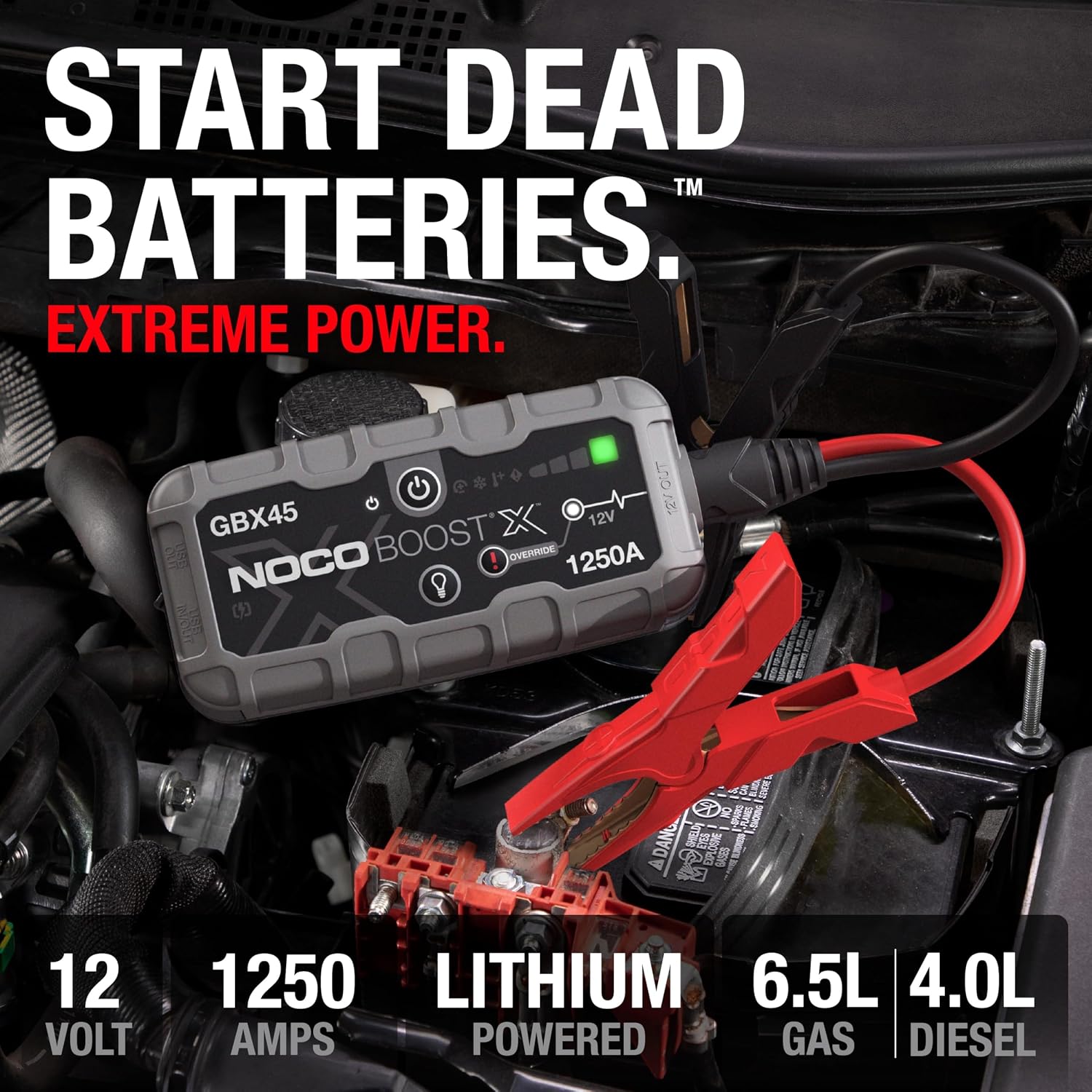 NOCO Boost X GBX45: Arrancador Ultraseguro de 1250 A \u2013 Paquete...