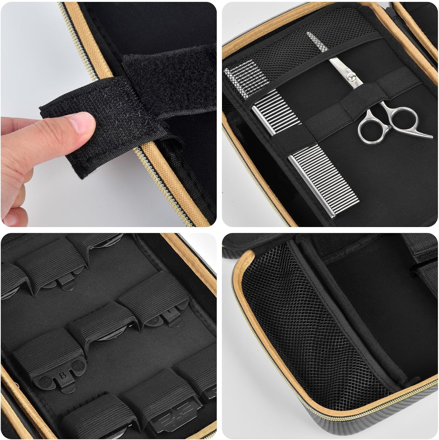 Boobowl Bolsa de peluquería para cortapelos \u2013 Capacidad para 3...