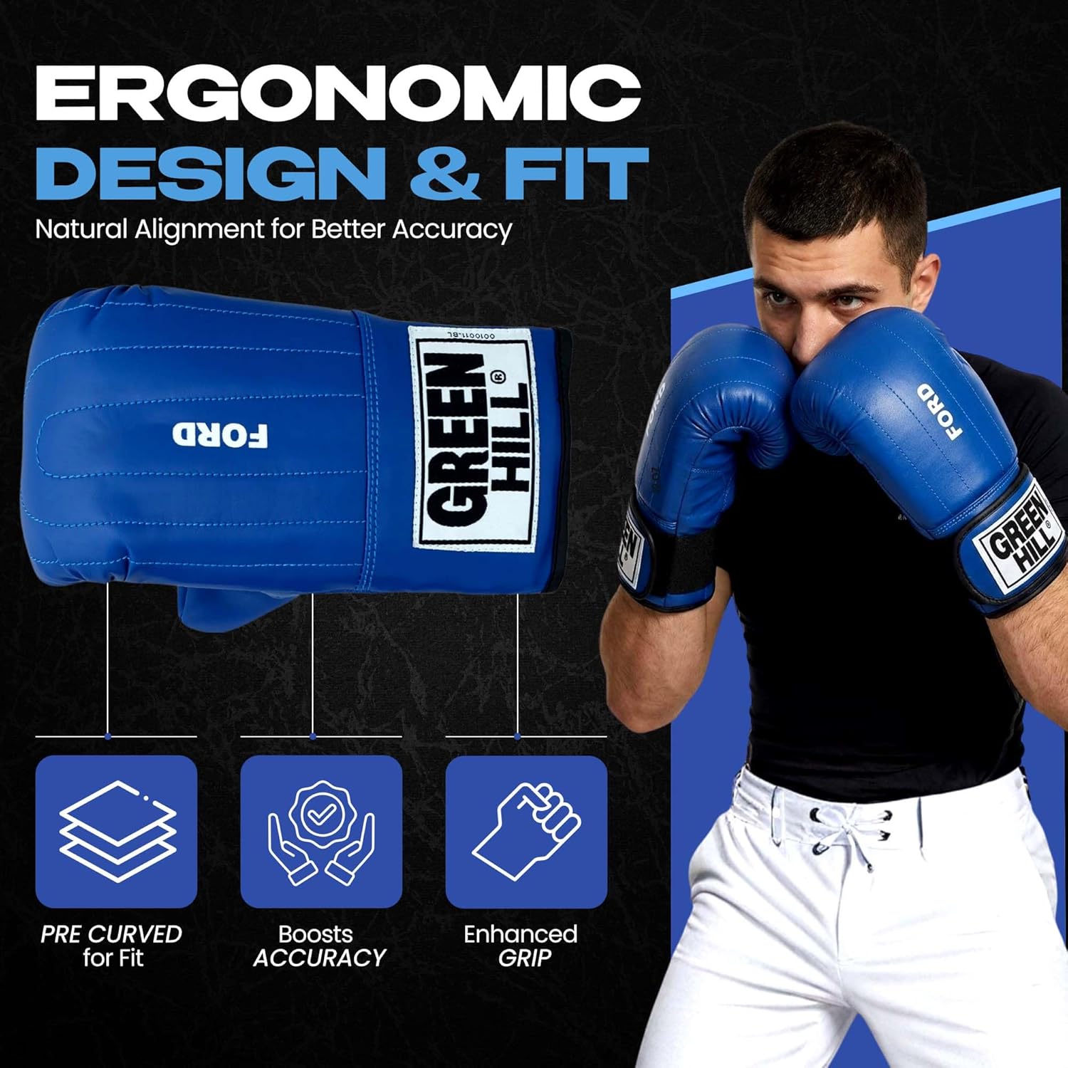 Guantes de boxeo Green Hill Ford Punching Mitts \u2013 Guantes lige...