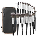 MAANGE - Juego de 18 brochas de maquillaje profesionales con estuch...